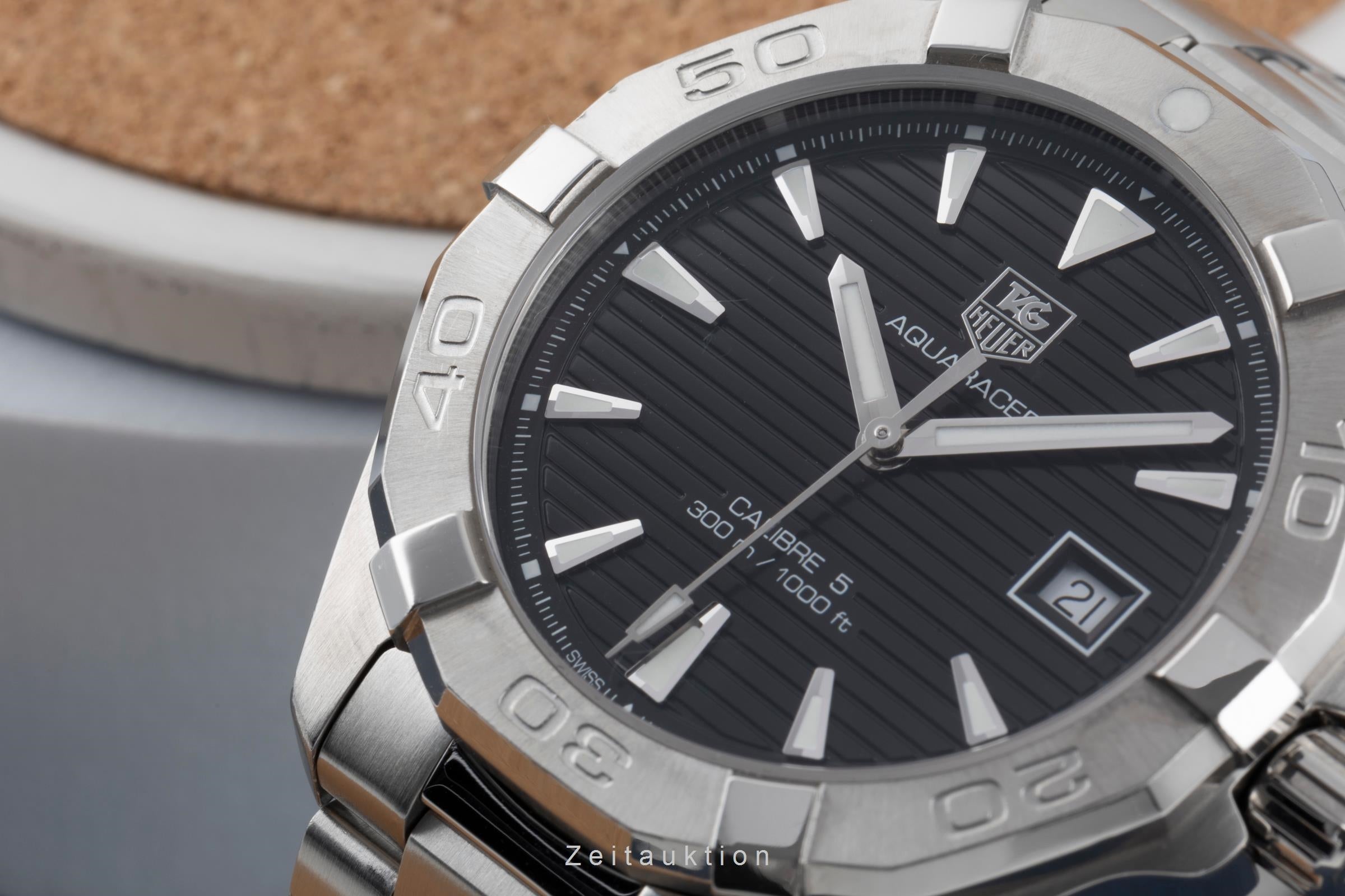 Tag Heuer Aquaracer acier automatique montre pour hommes WAY2110 LP: 7300EUR  [2506041]