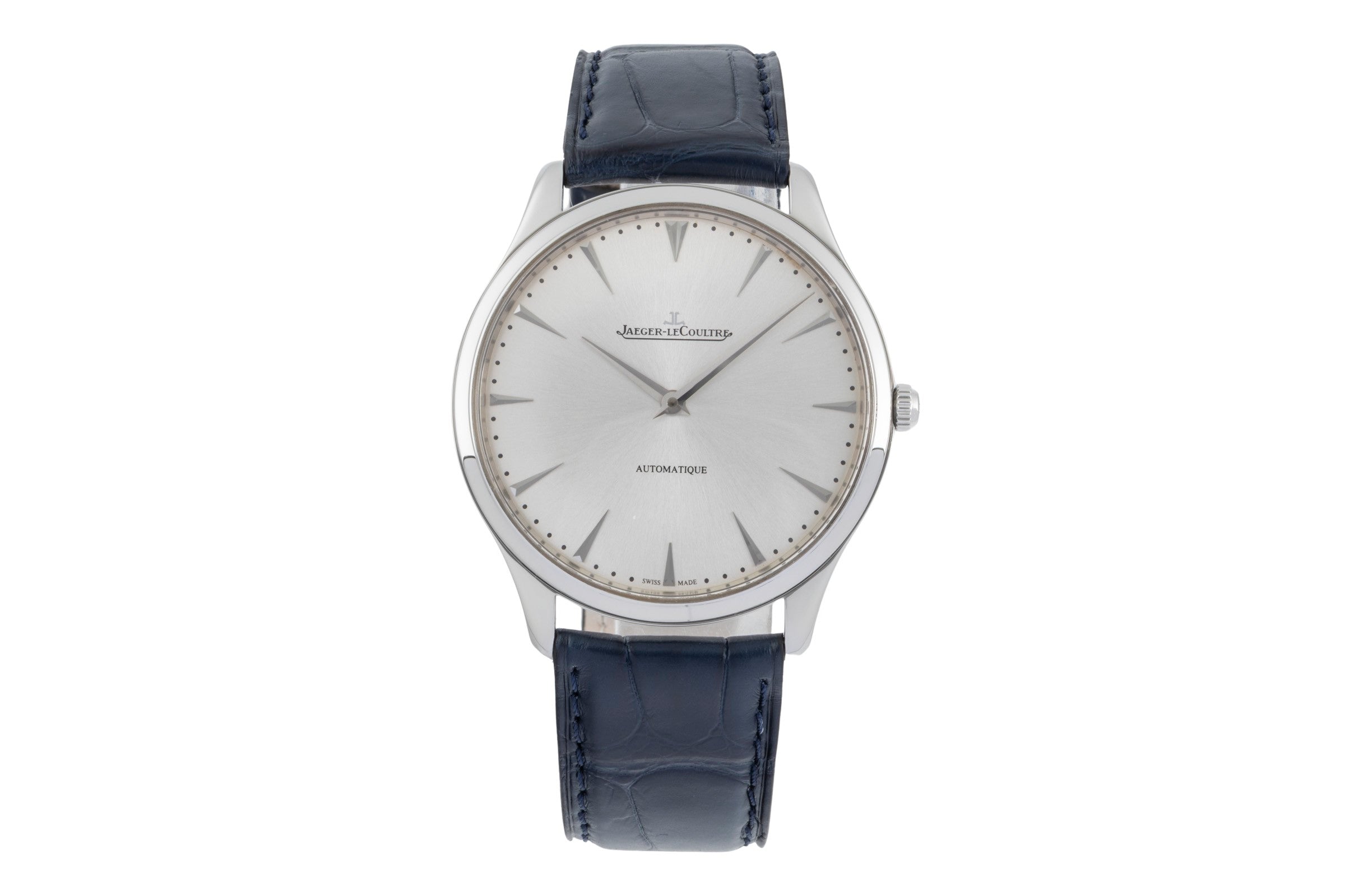 Jaeger LeCoultre Master Ultra Thin acier automatique montre pour hommes Q1338421 , 170.8.37  [2506043]