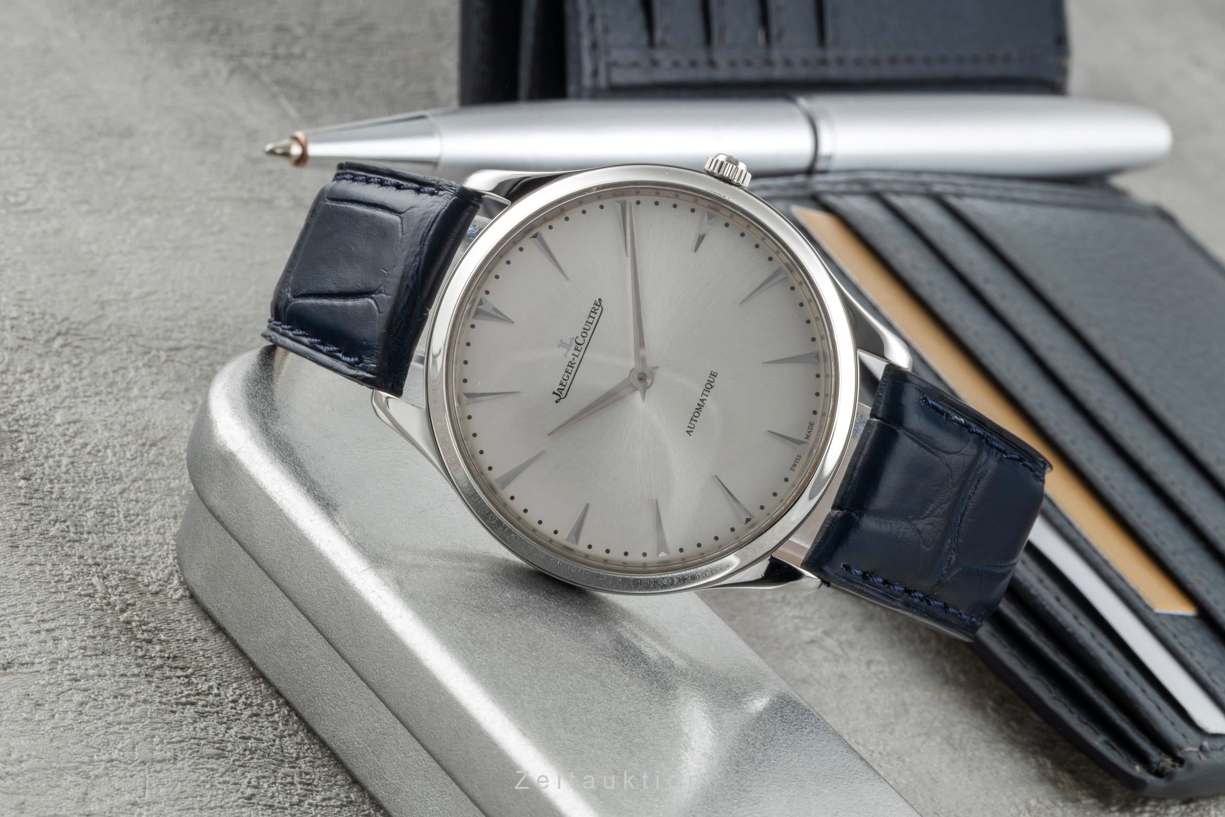 Jaeger LeCoultre Master Ultra Thin acero automático reloj para caballeros Q1338421 , 170.8.37  [2506043]