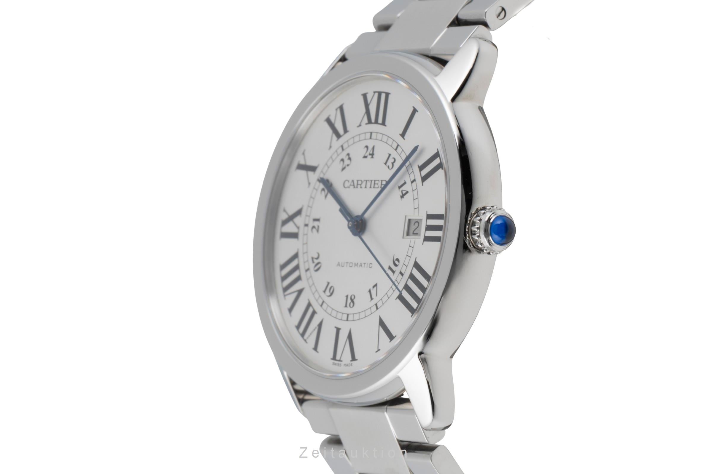 Cartier Ronde Solo acciaio automatismo orologio da uomo W6701011  [2506044]