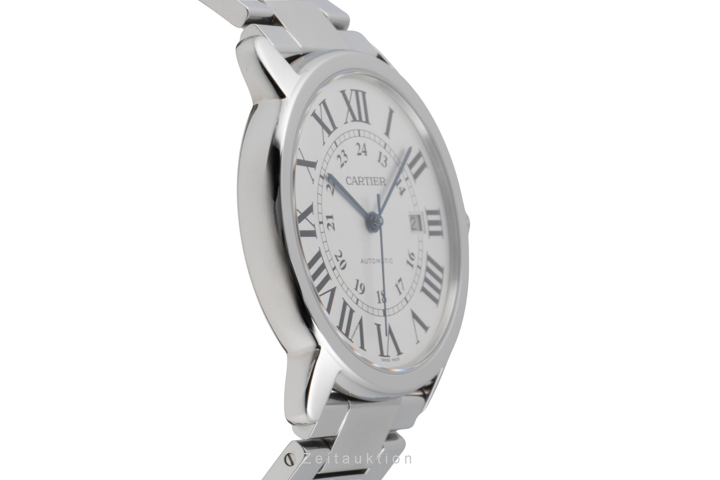 Cartier Ronde Solo acciaio automatismo orologio da uomo W6701011  [2506044]