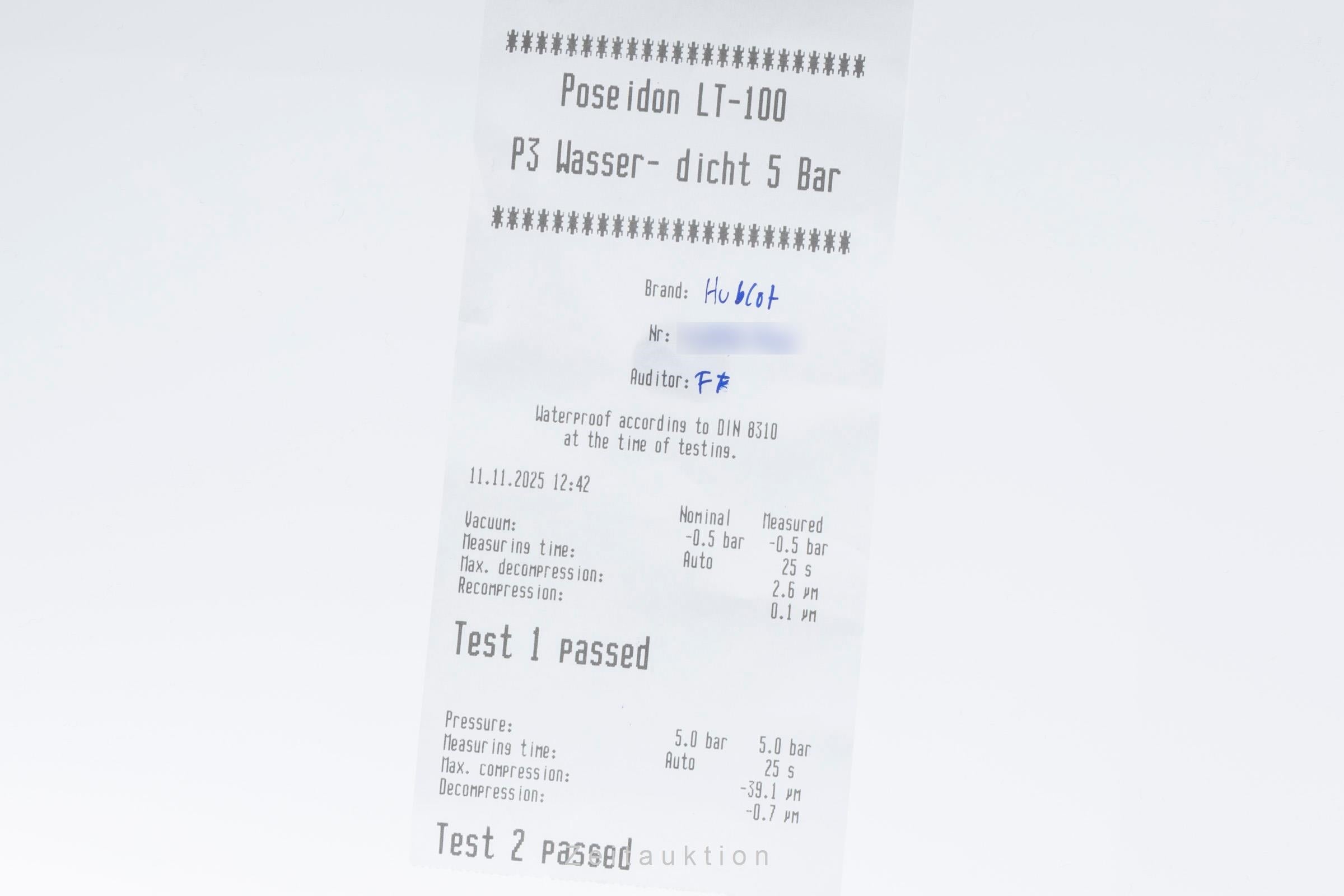 Hublot Classic Fusion titane  automatique montre pour hommes 511.NX.7170.LR LP: 8200EUR  [2506045]