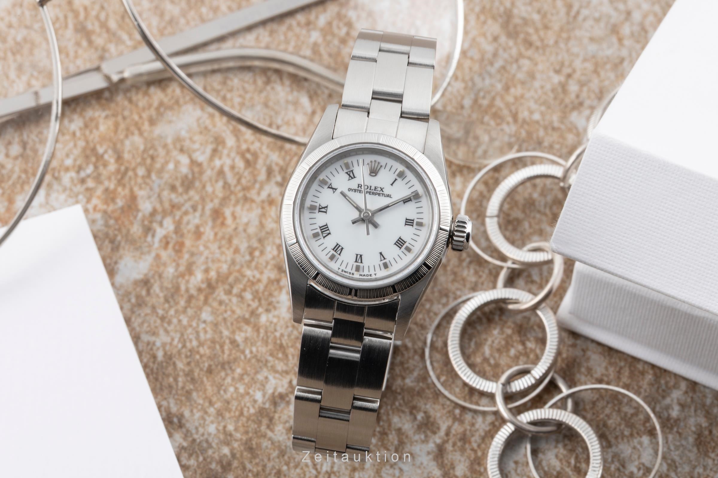 Rolex Oyster Perpetual acier automatique montre pour femmes 67230  [2506049]