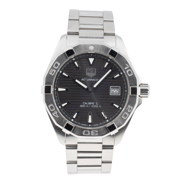 Tag Heuer Aquaracer acier automatique montre pour hommes WAY2113 LP: 3100EUR  [2506050]
