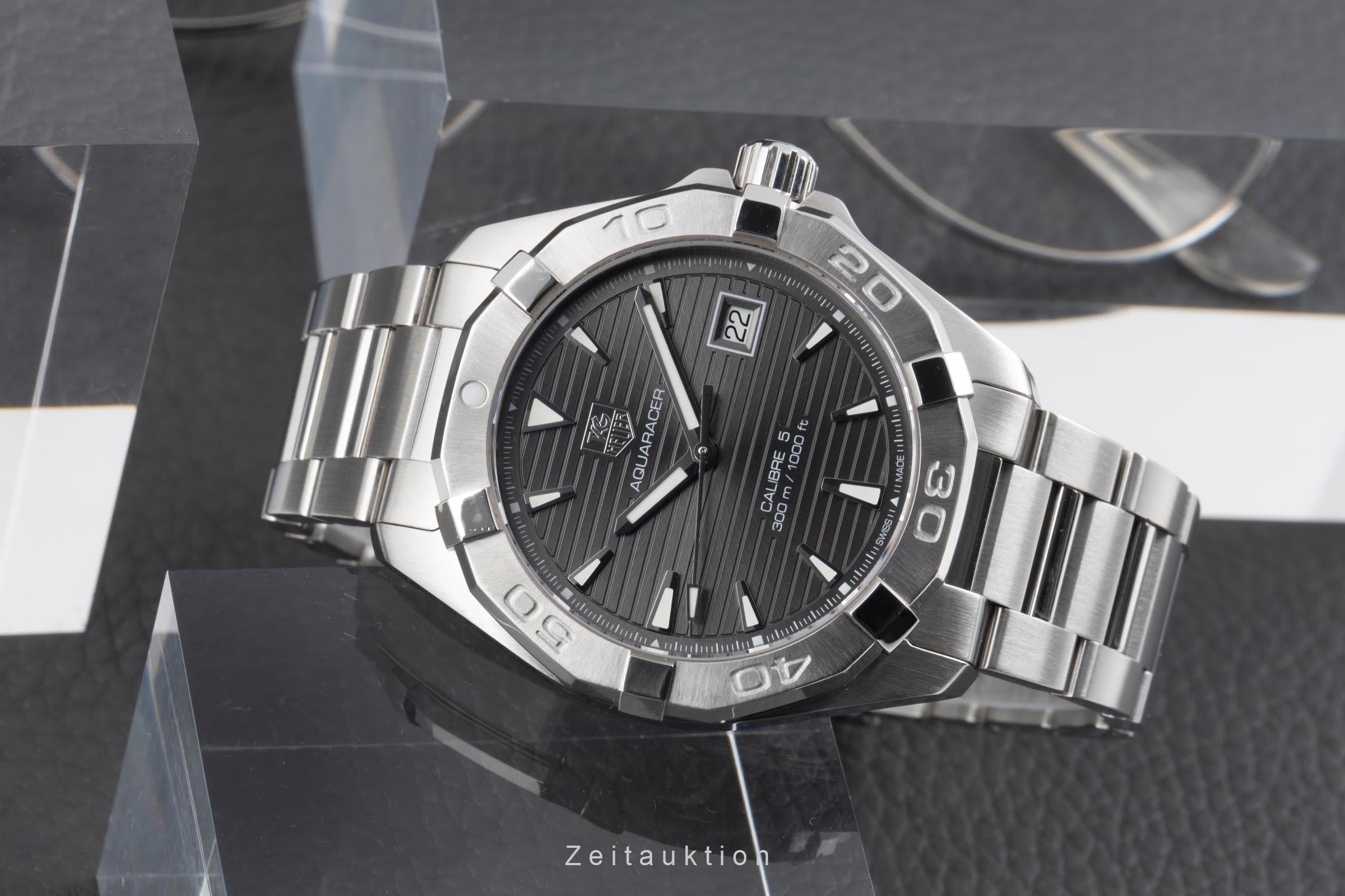 Tag Heuer Aquaracer acier automatique montre pour hommes WAY2113 LP: 3100EUR  [2506050]