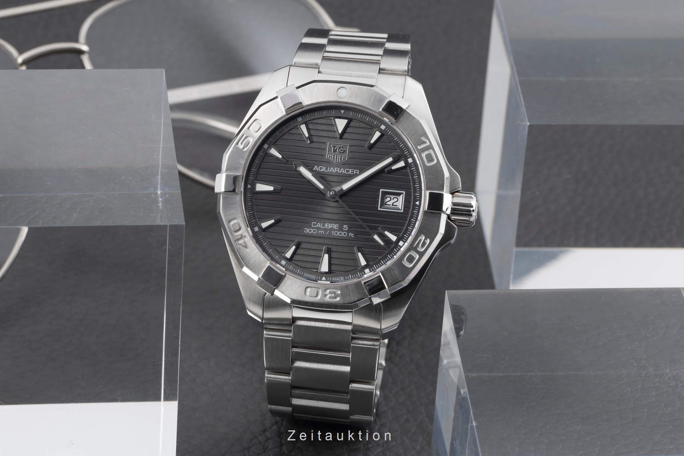 Tag Heuer Aquaracer acier automatique montre pour hommes WAY2113 LP: 3100EUR  [2506050]