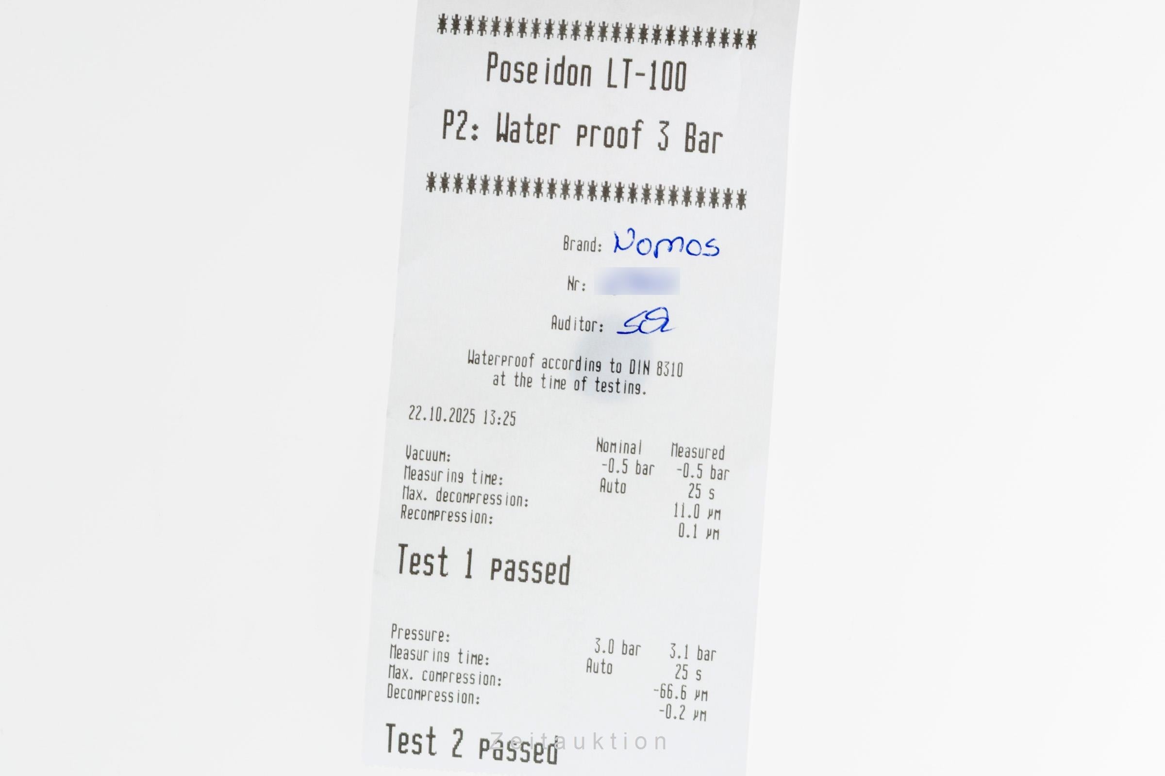 Nomos Ludwig acier automatique montre pour hommes 252  [2506056]