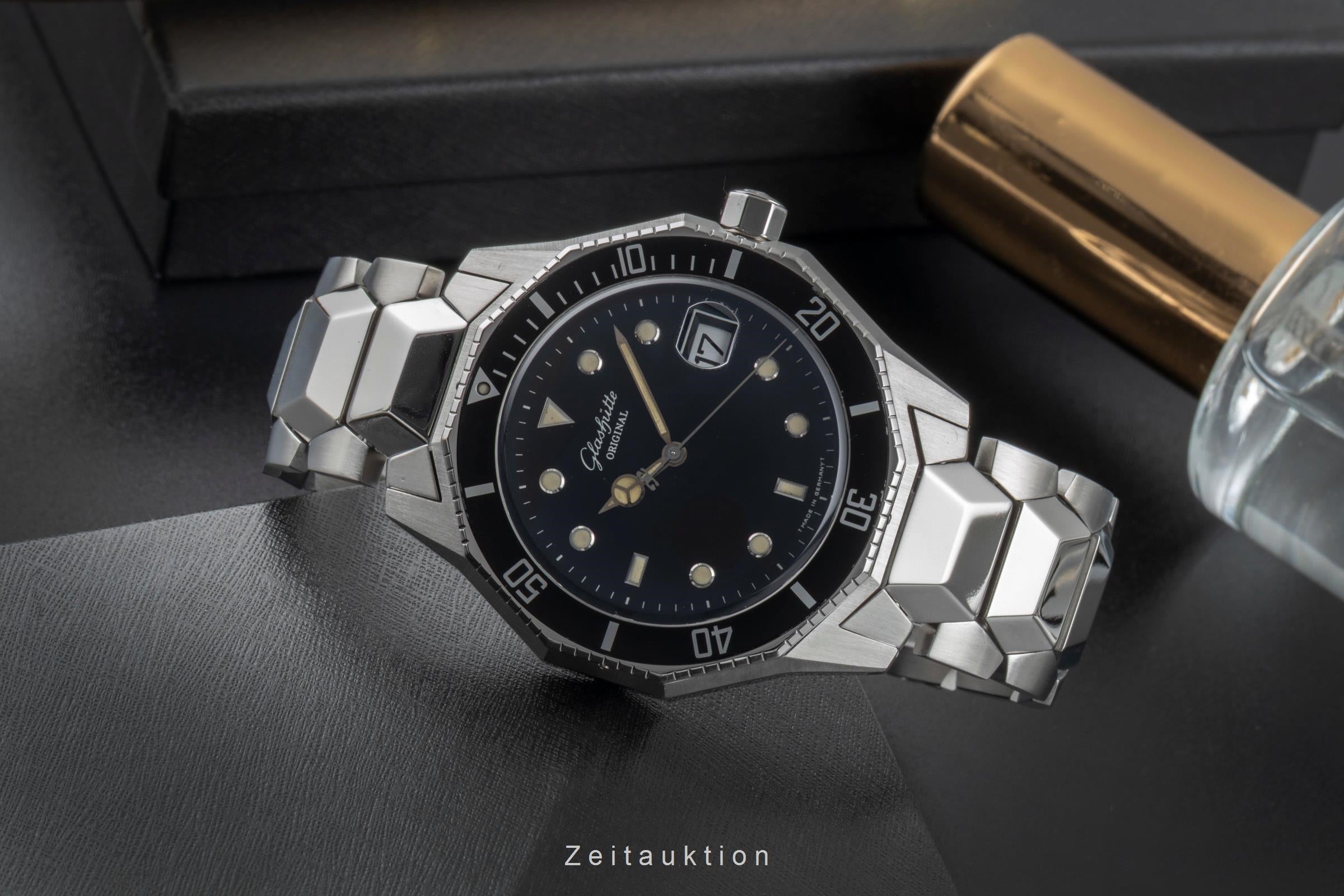 Glashütte Sport steel automatic men's watch 10-33-40-81-04	 LP: 11100EUR  [2506057]