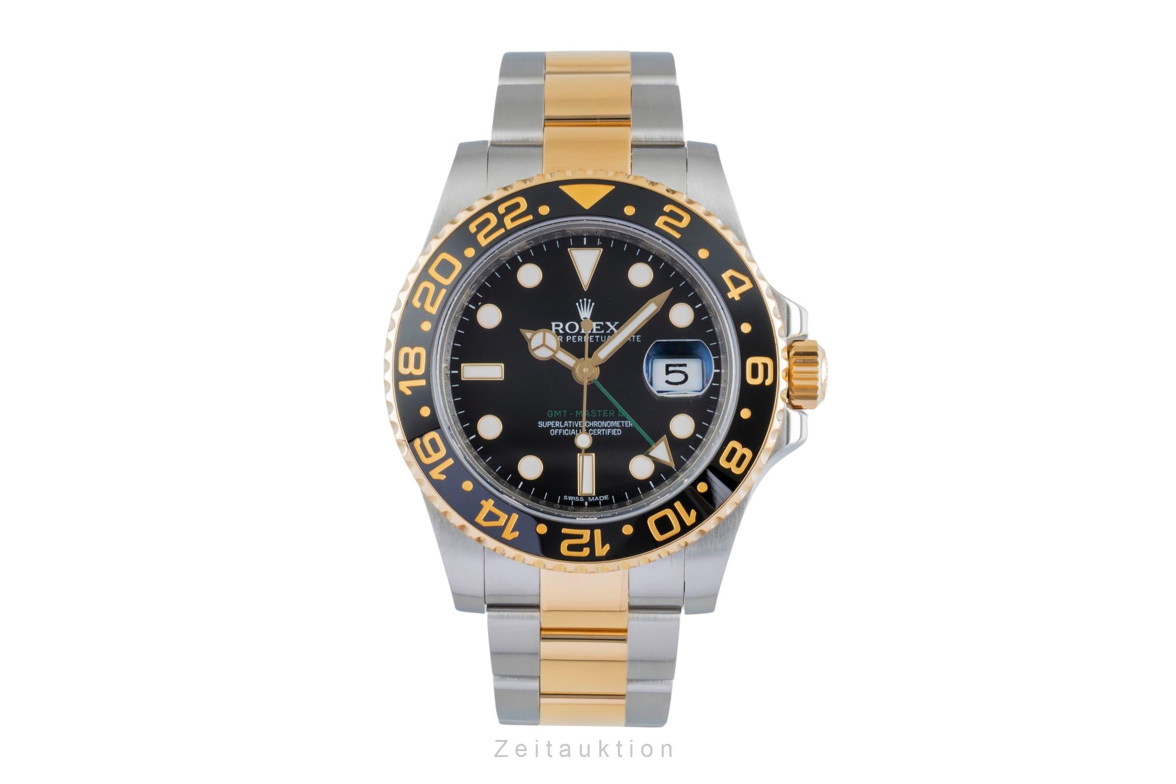 Rolex GMT-Master II steel / gold automatic Kal. 3186 Ref. 116713LN