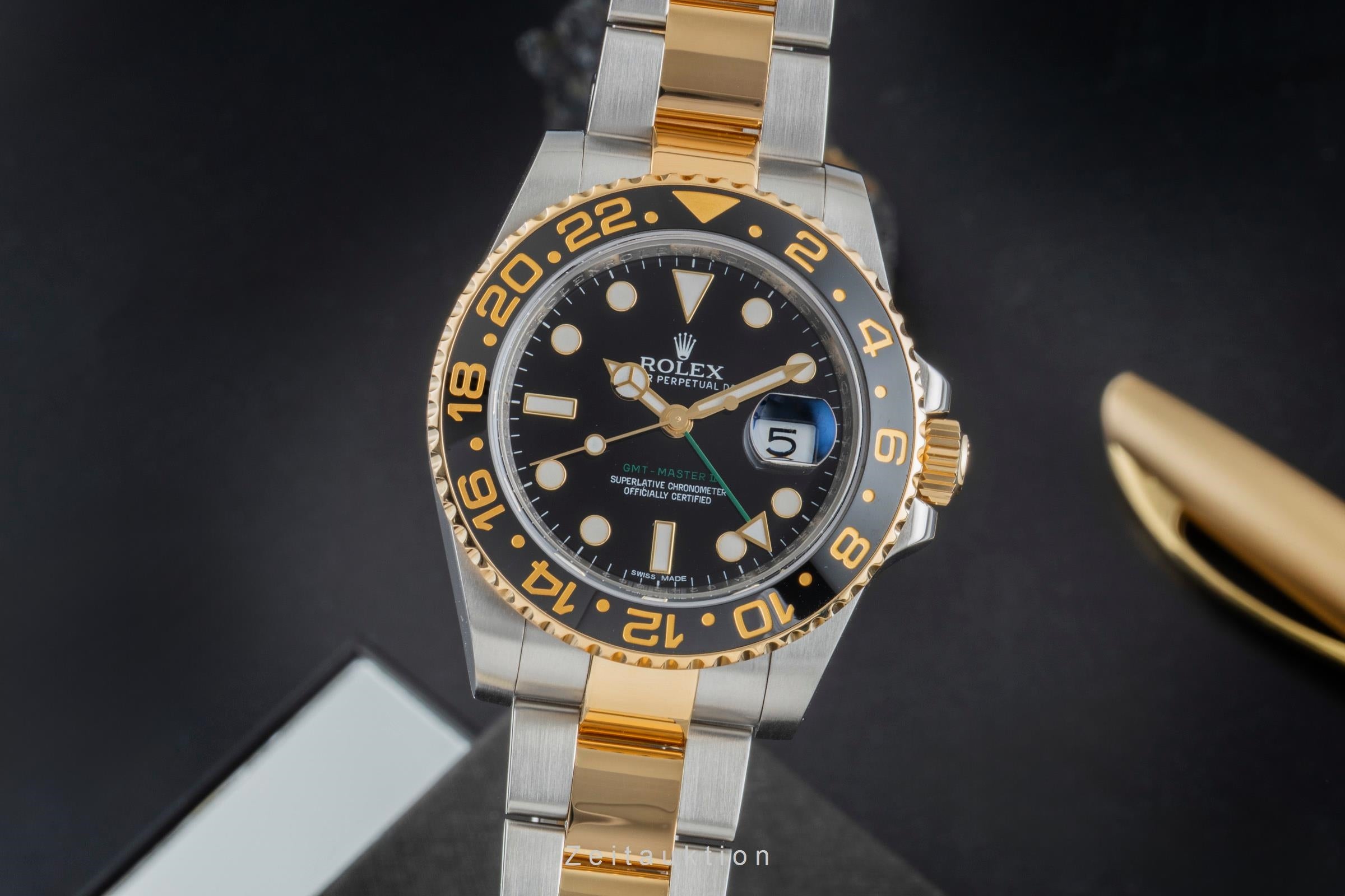Rolex GMT-Master II steel / gold automatic Kal. 3186 Ref. 116713LN