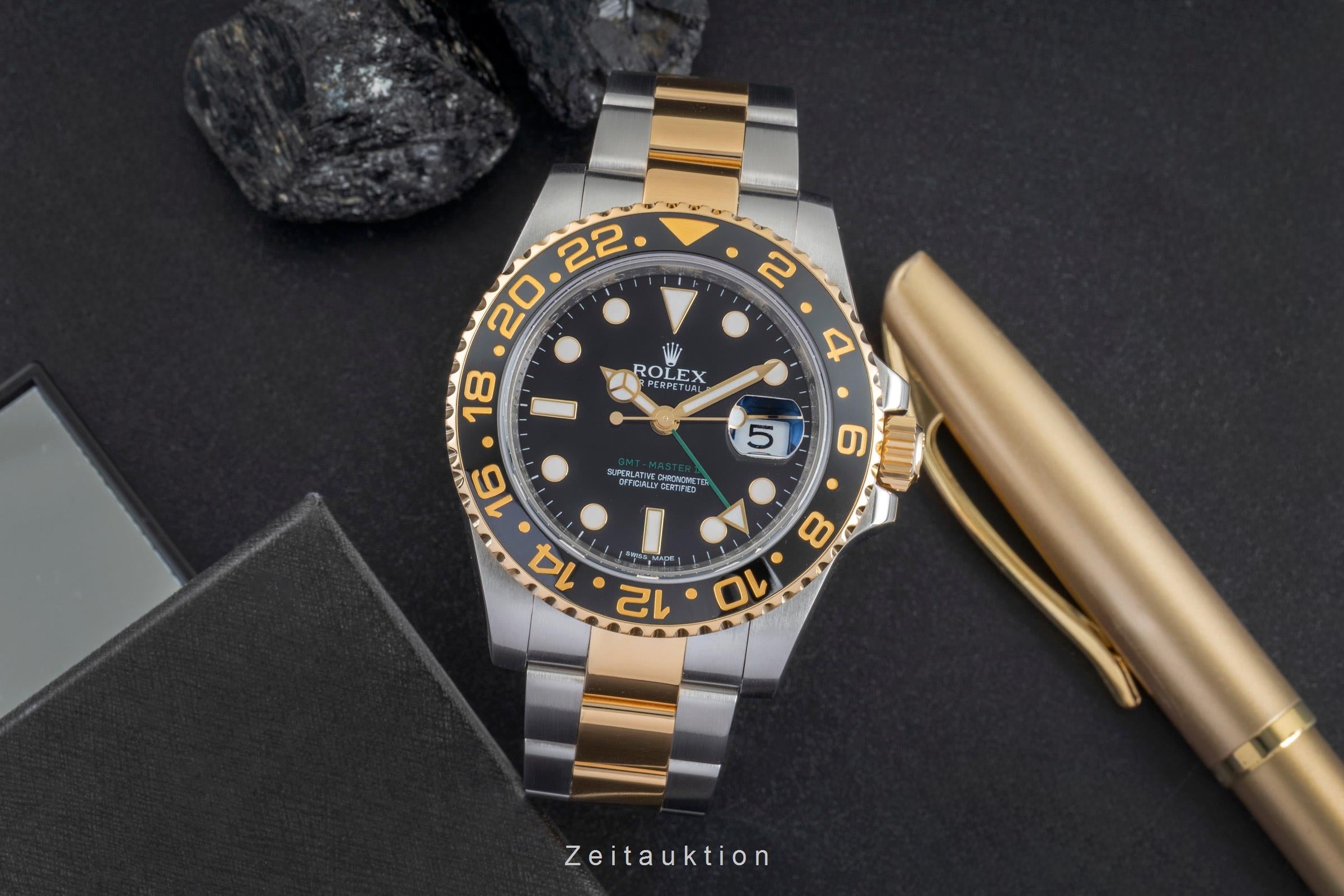 Rolex GMT-Master II acier / or  automatique montre pour hommes 116713LN  [2506058]