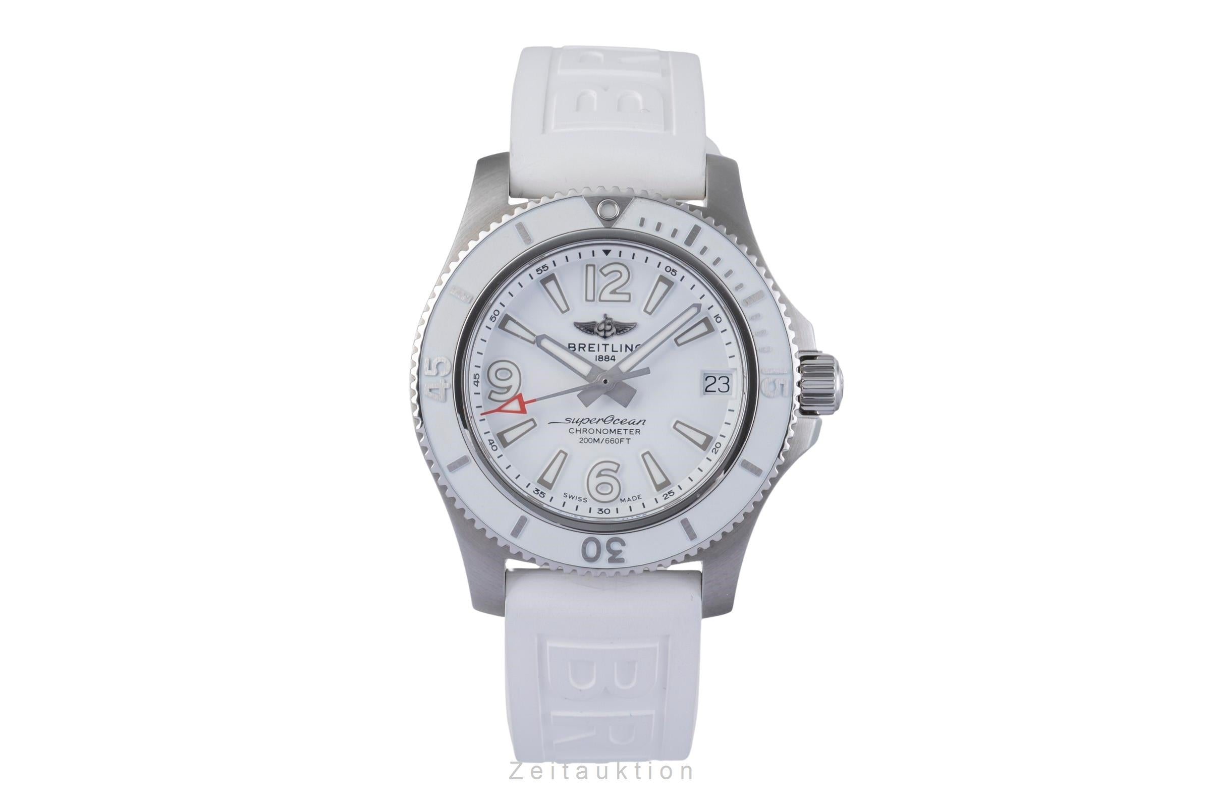 Breitling Superocean steel automatic women's watch A17316  [2506059]