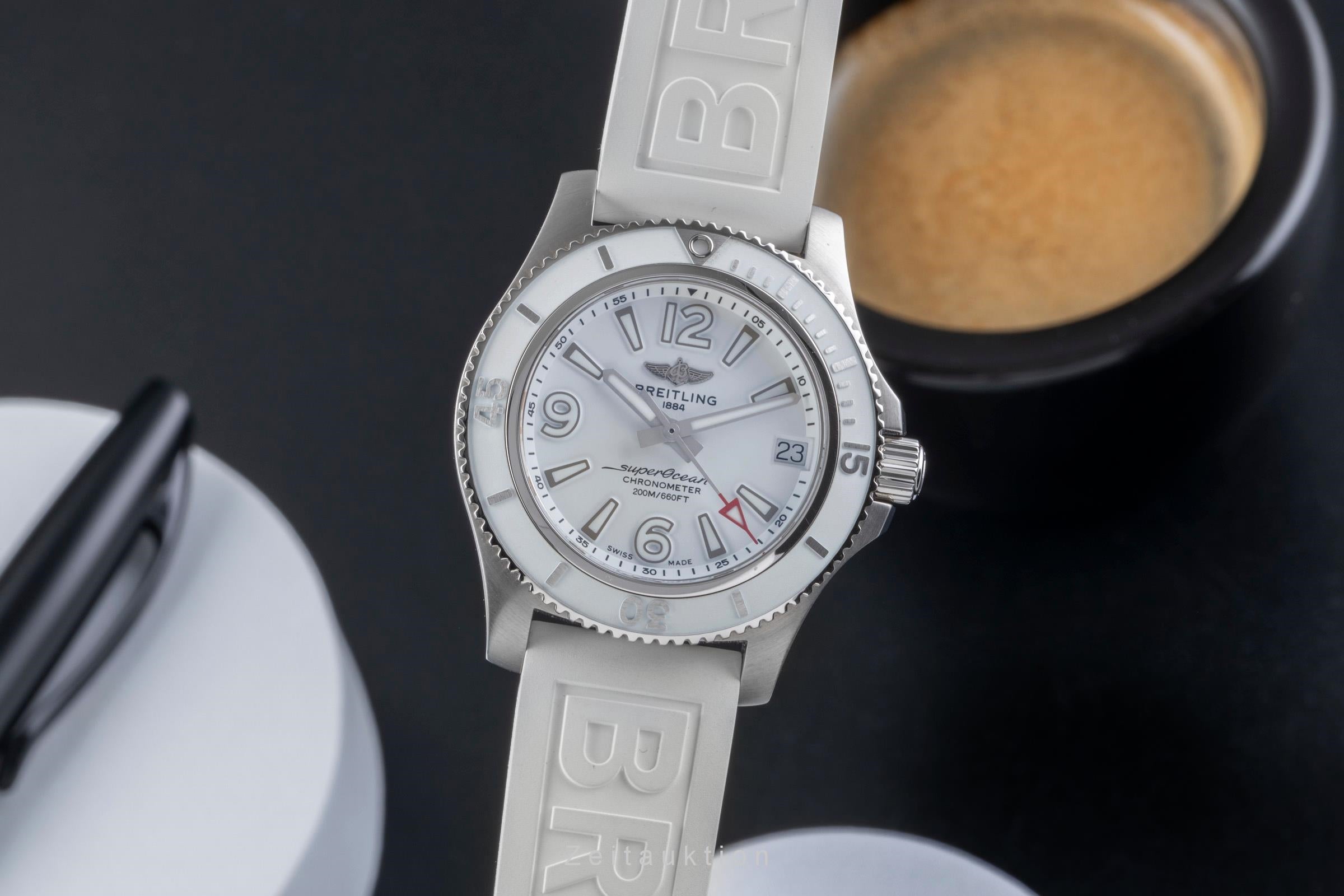 Breitling Superocean steel automatic women's watch A17316  [2506059]