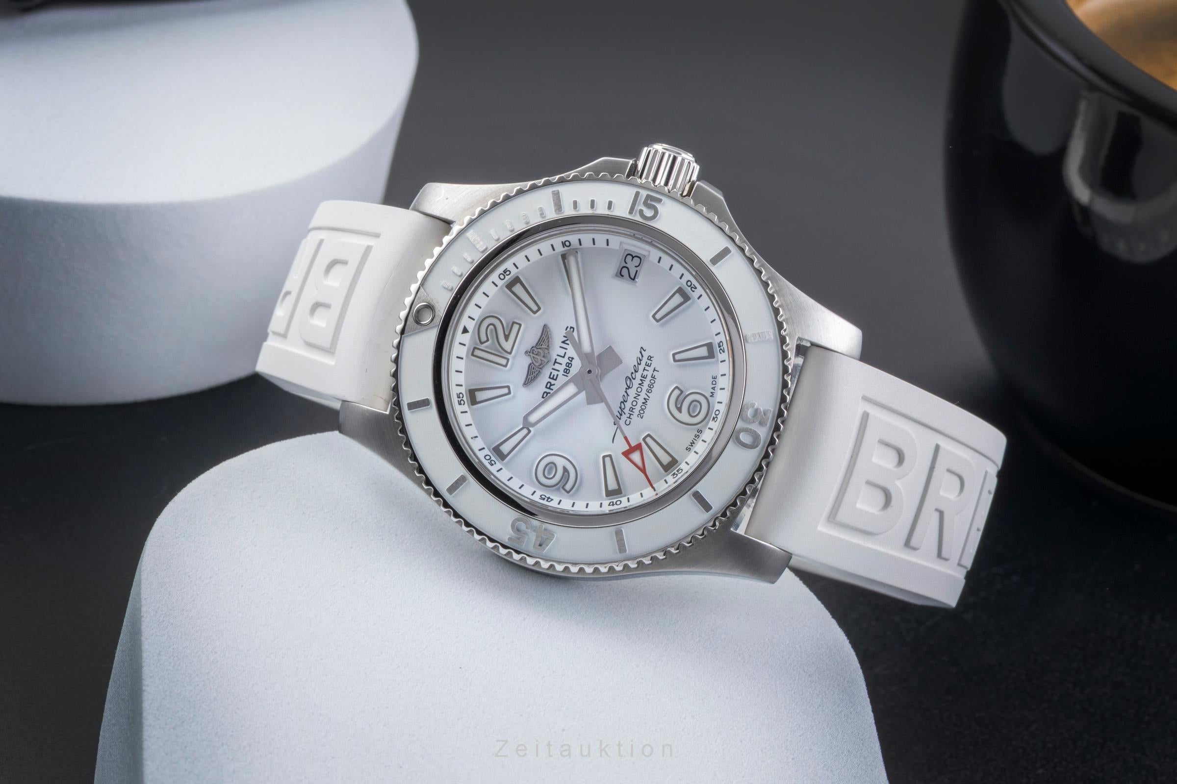 Breitling Superocean steel automatic women's watch A17316  [2506059]