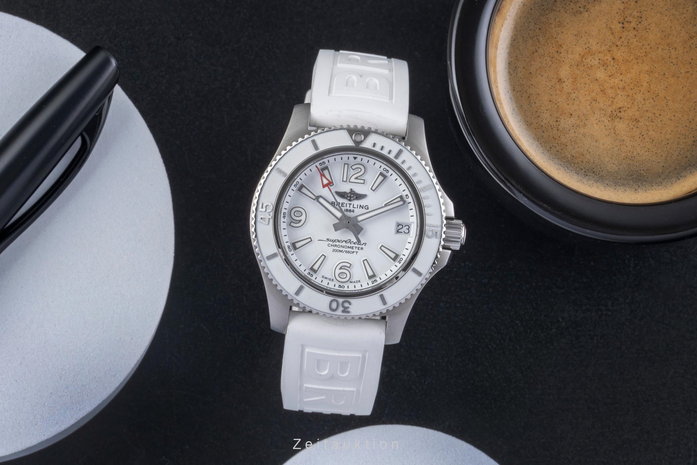 Breitling Superocean steel automatic women's watch A17316  [2506059]