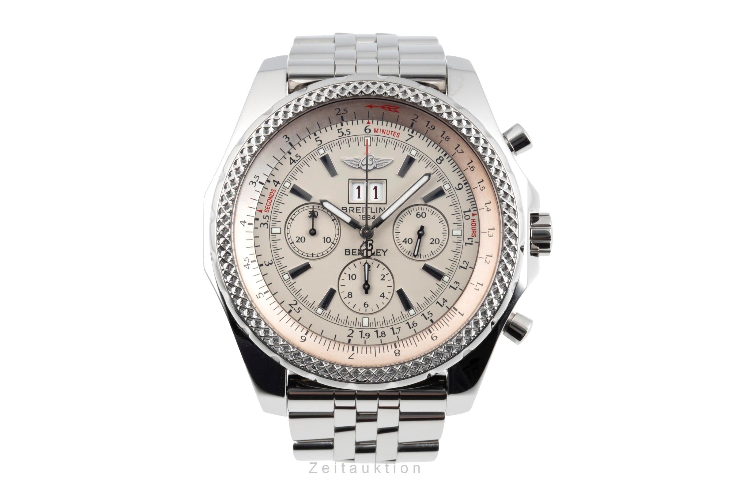 Breitling Bentley 6.75 chronograph steel automatic men's watch A44362  [2506061]