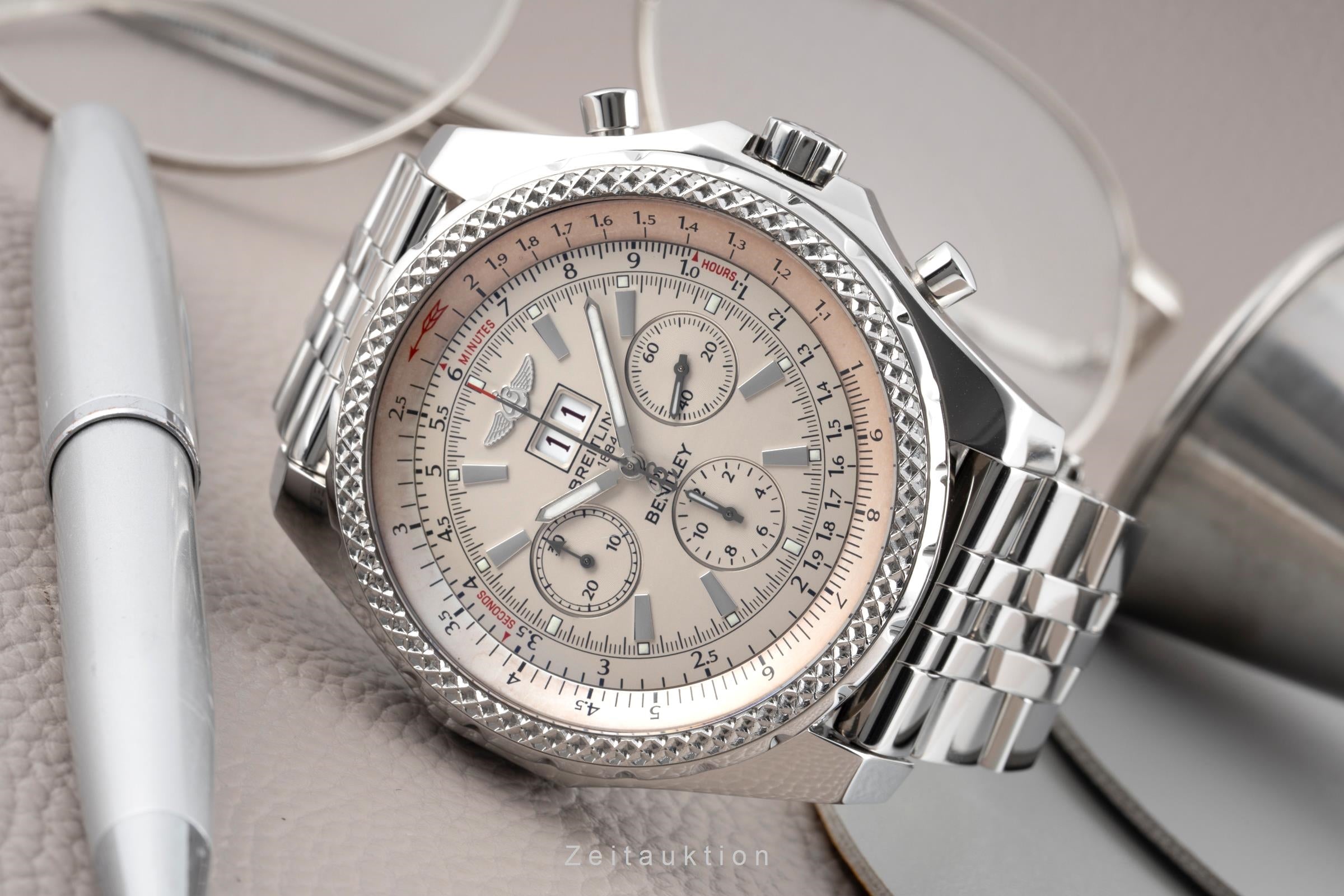 Breitling Bentley 6.75 chronograph steel automatic men's watch A44362  [2506061]