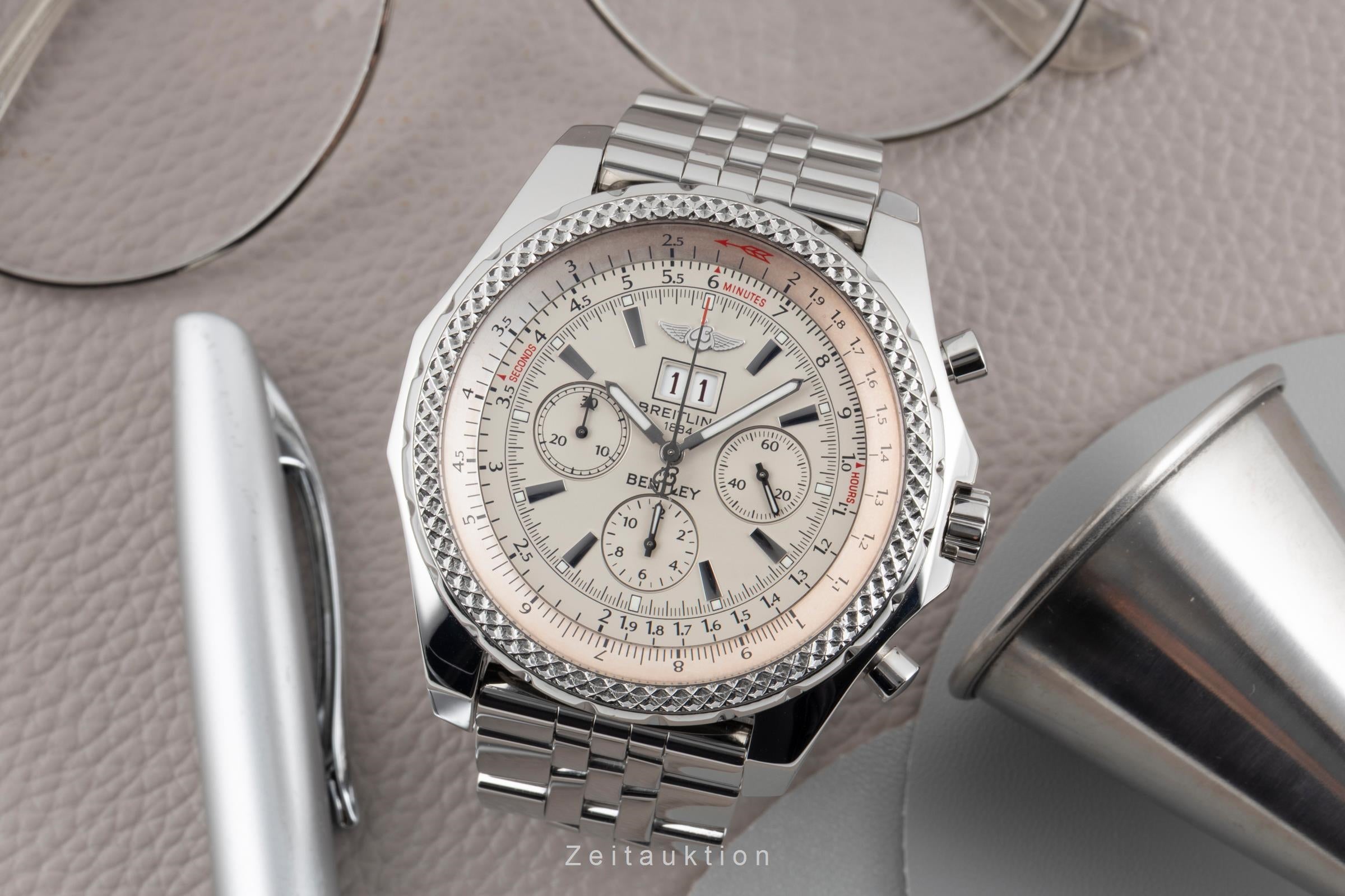 Breitling Bentley 6.75 chronograph steel automatic men's watch A44362  [2506061]