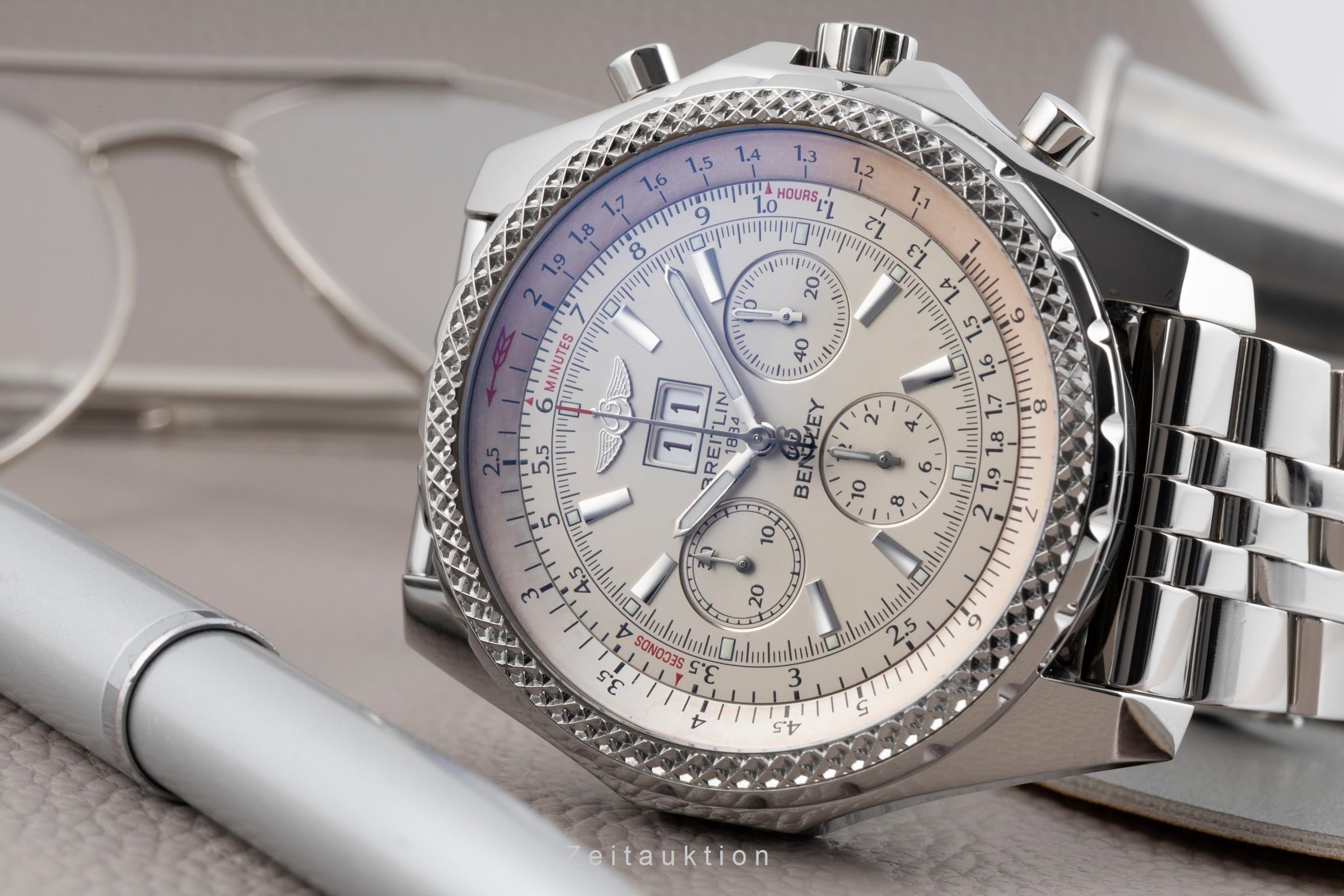 Breitling Bentley 6.75 chronograph steel automatic men's watch A44362  [2506061]