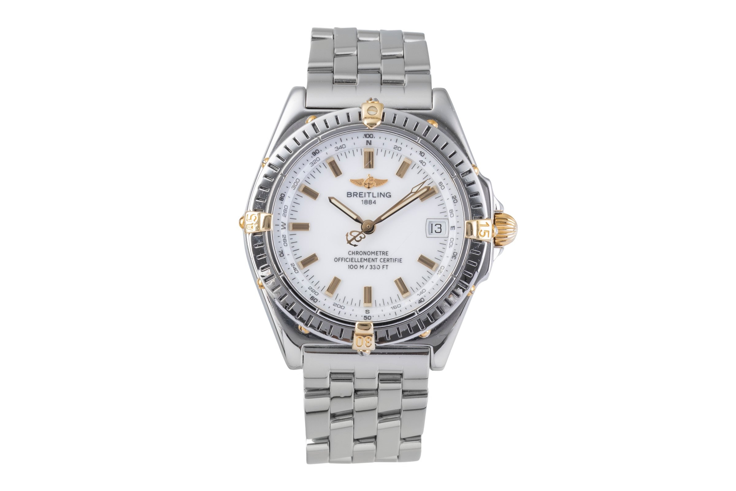 Breitling Wings acier / or  automatique montre pour hommes B10350  [2506062]