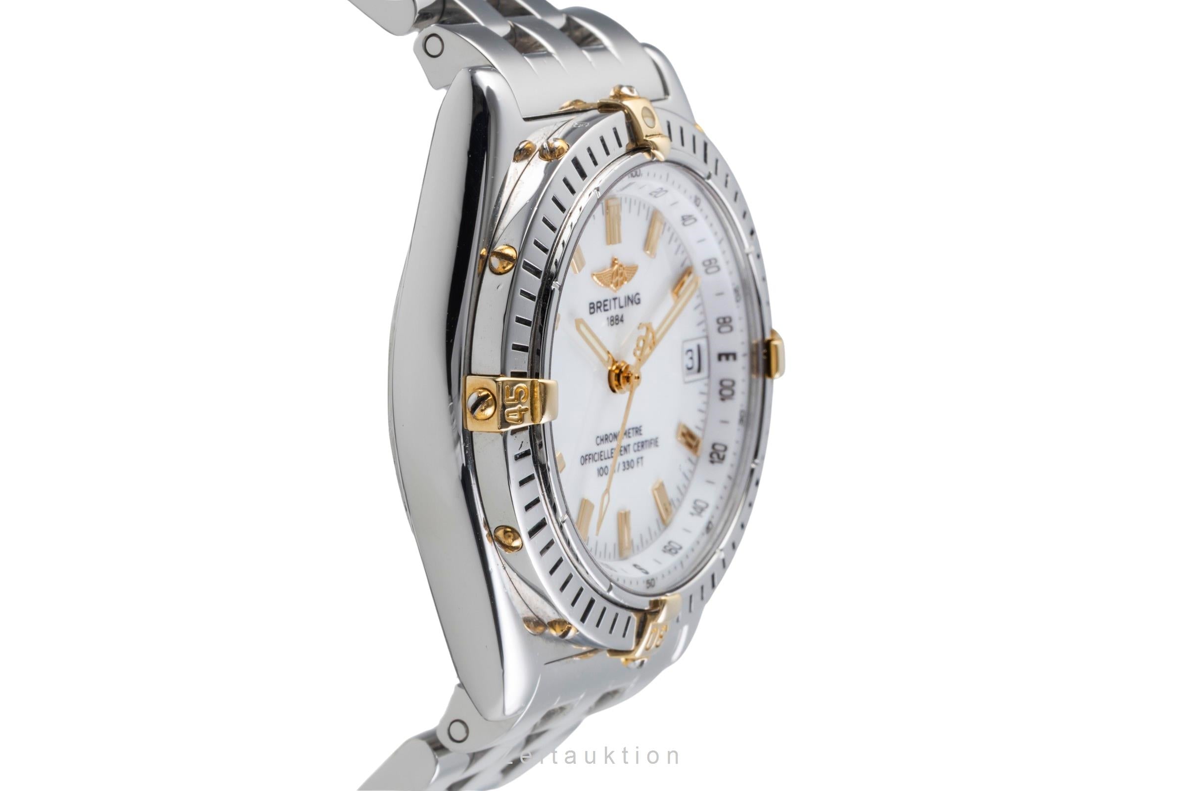 Breitling Wings acier / or  automatique montre pour hommes B10350  [2506062]