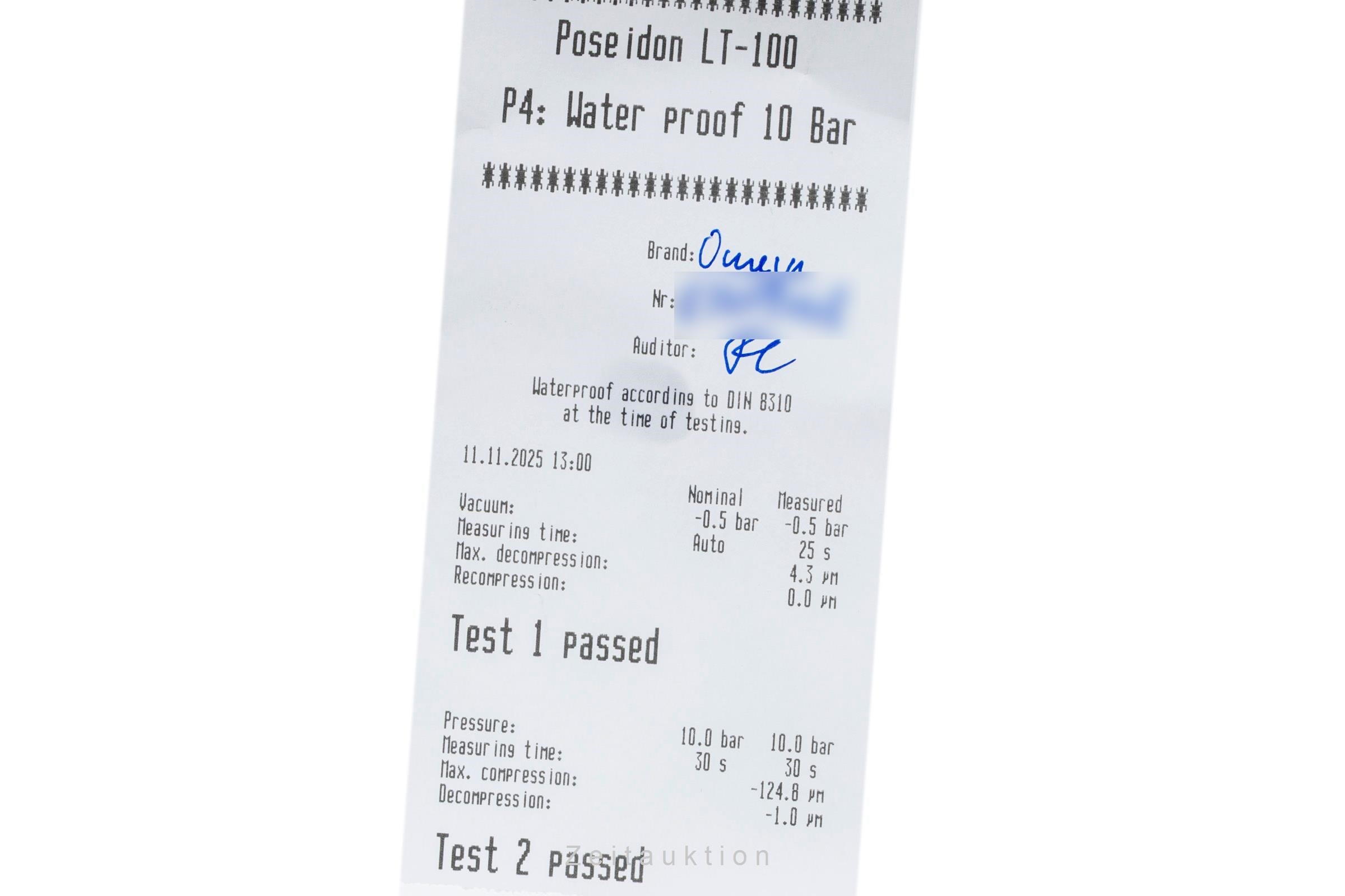 Omega Railmaster steel automatic men's watch 220.10.40.20.01.001  [2506069]