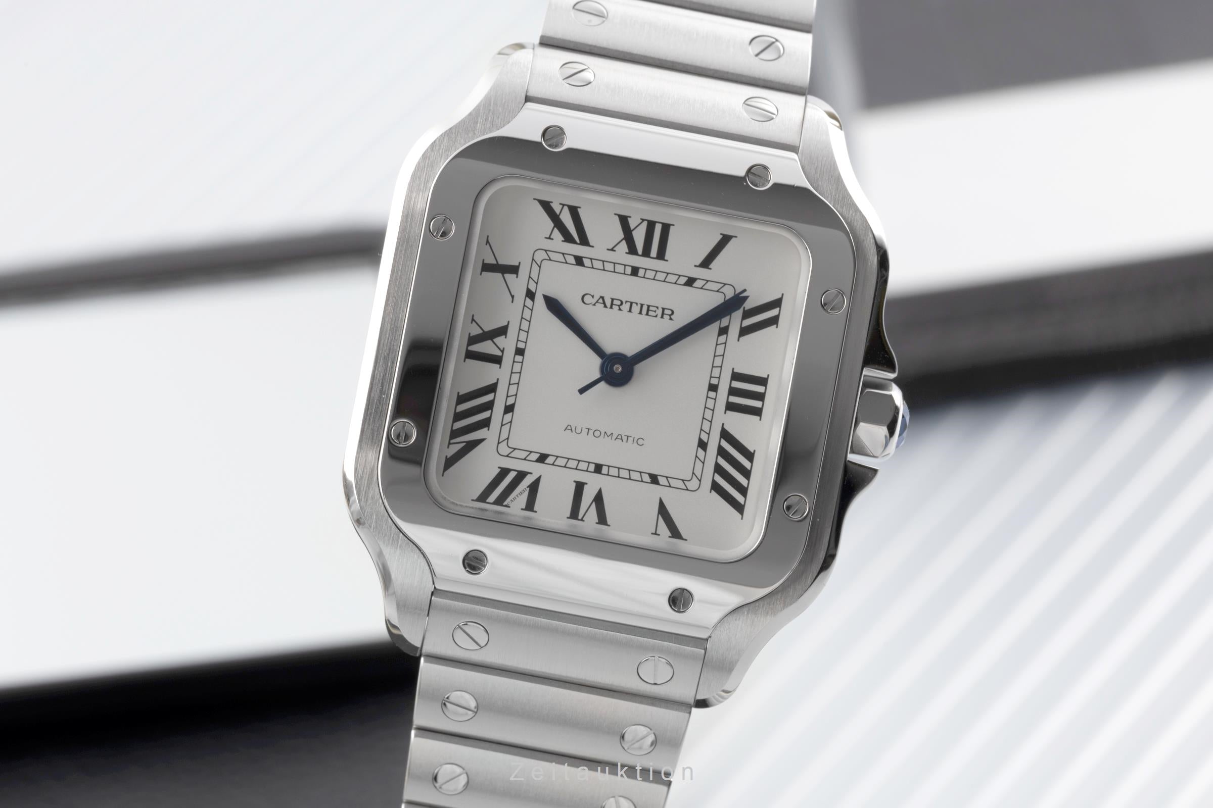Cartier Santos acero automático reloj para caballeros WSSA0029  [2506070]