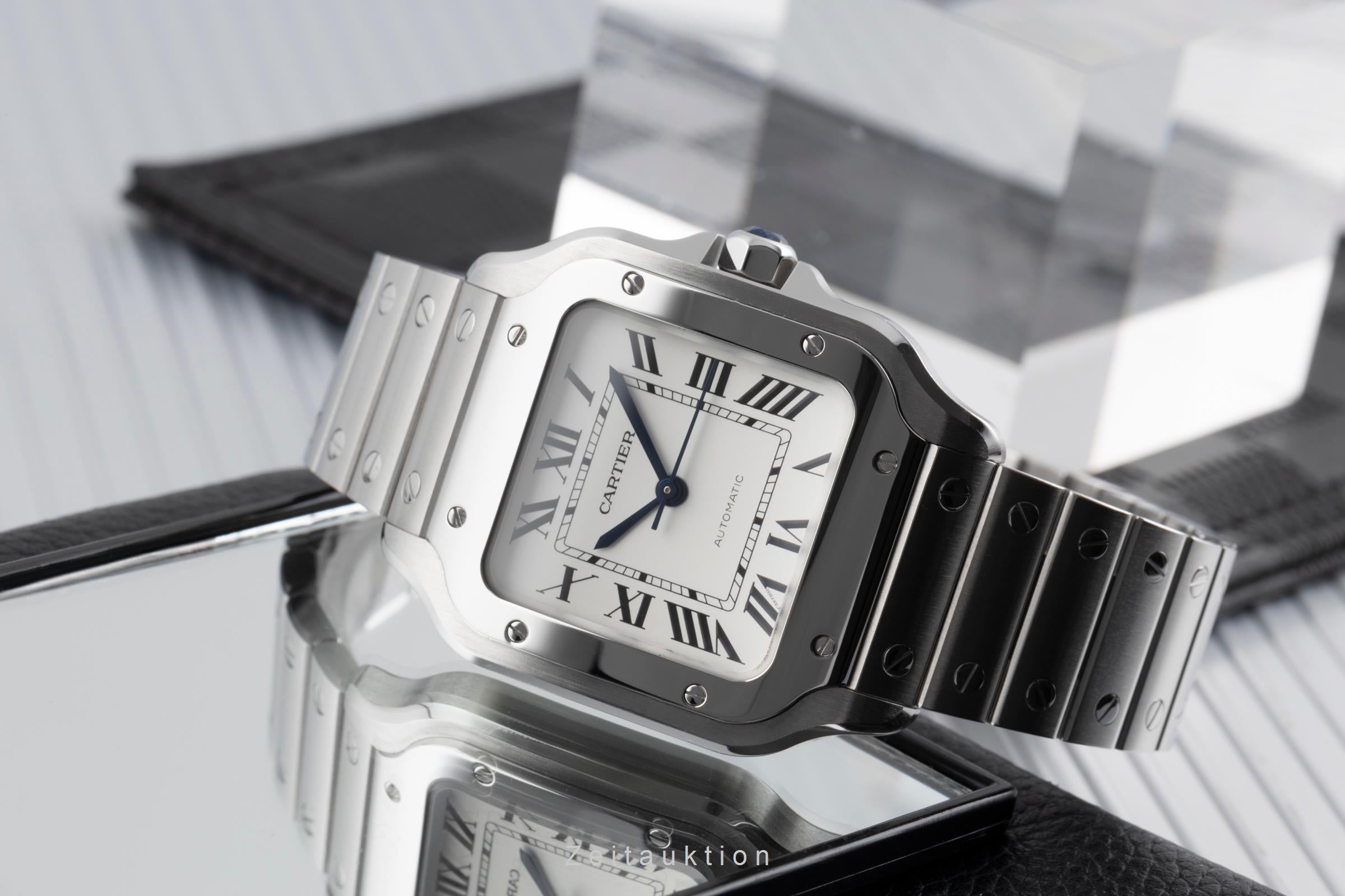 Cartier Santos acero automático reloj para caballeros WSSA0029  [2506070]