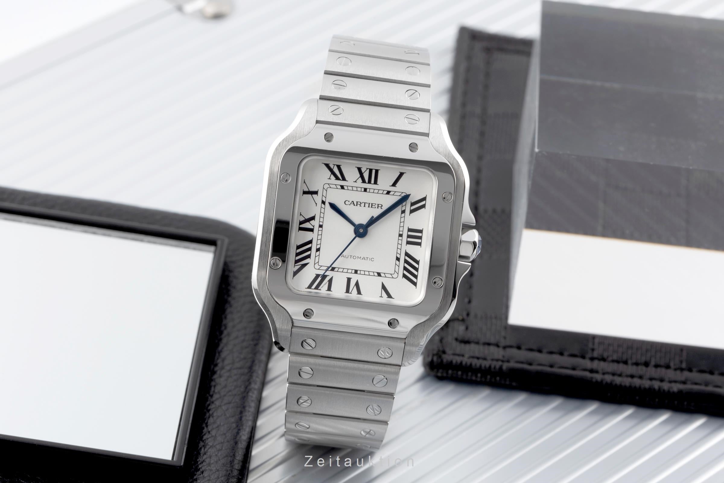 Cartier Santos acero automático reloj para caballeros WSSA0029  [2506070]