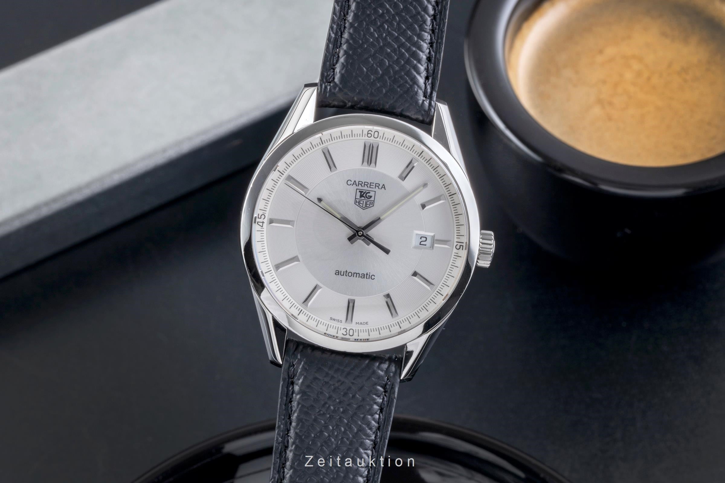 Tag Heuer Carrera Calibre 5 Stahl Automatik Herrenuhr Ref. WV211A Box  [2506074]