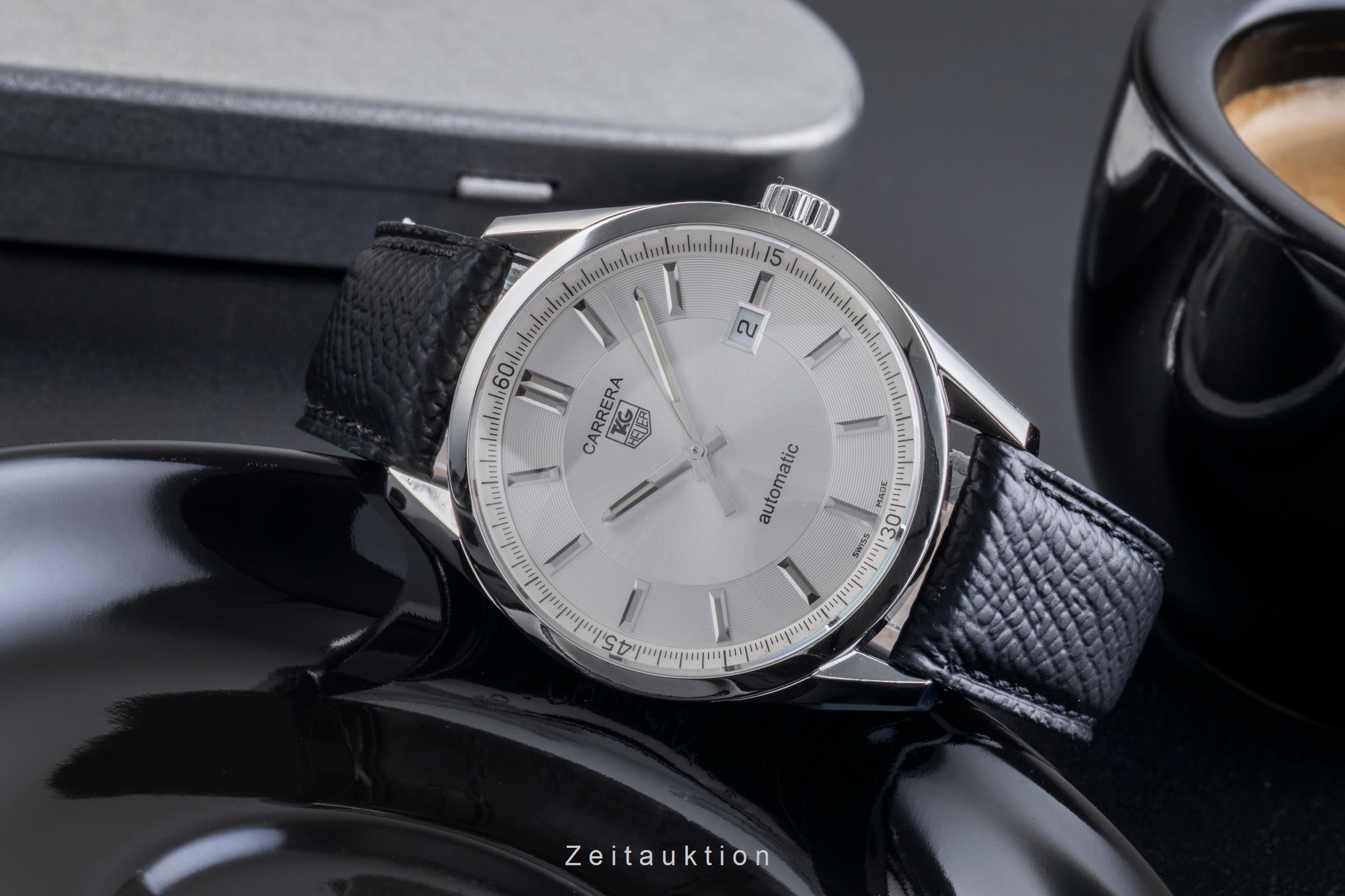 Tag Heuer Carrera Calibre 5 Stahl Automatik Herrenuhr Ref. WV211A Box  [2506074]