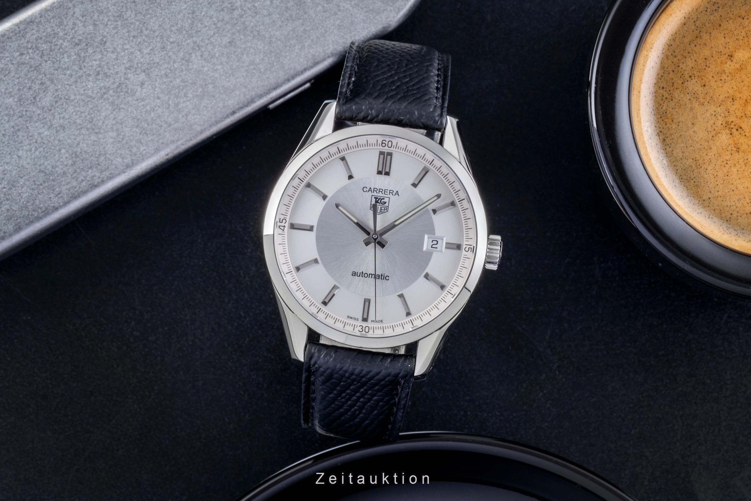 Tag Heuer Carrera Calibre 5 Stahl Automatik Herrenuhr Ref. WV211A Box  [2506074]