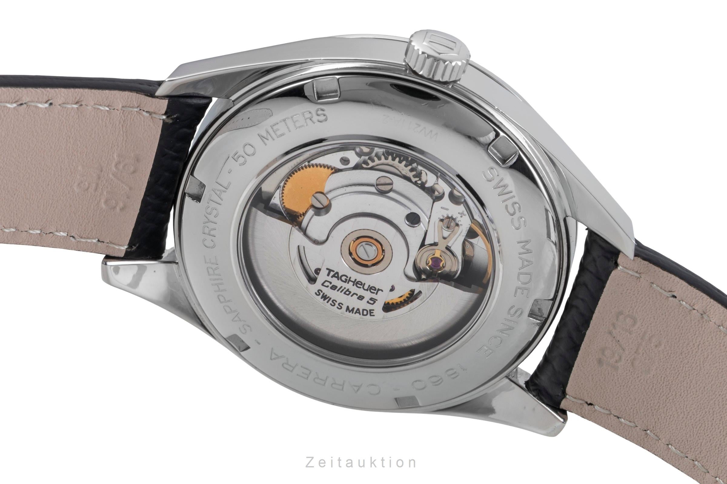 Tag Heuer Carrera Calibre 5 Stahl Automatik Herrenuhr Ref. WV211A Box  [2506074]