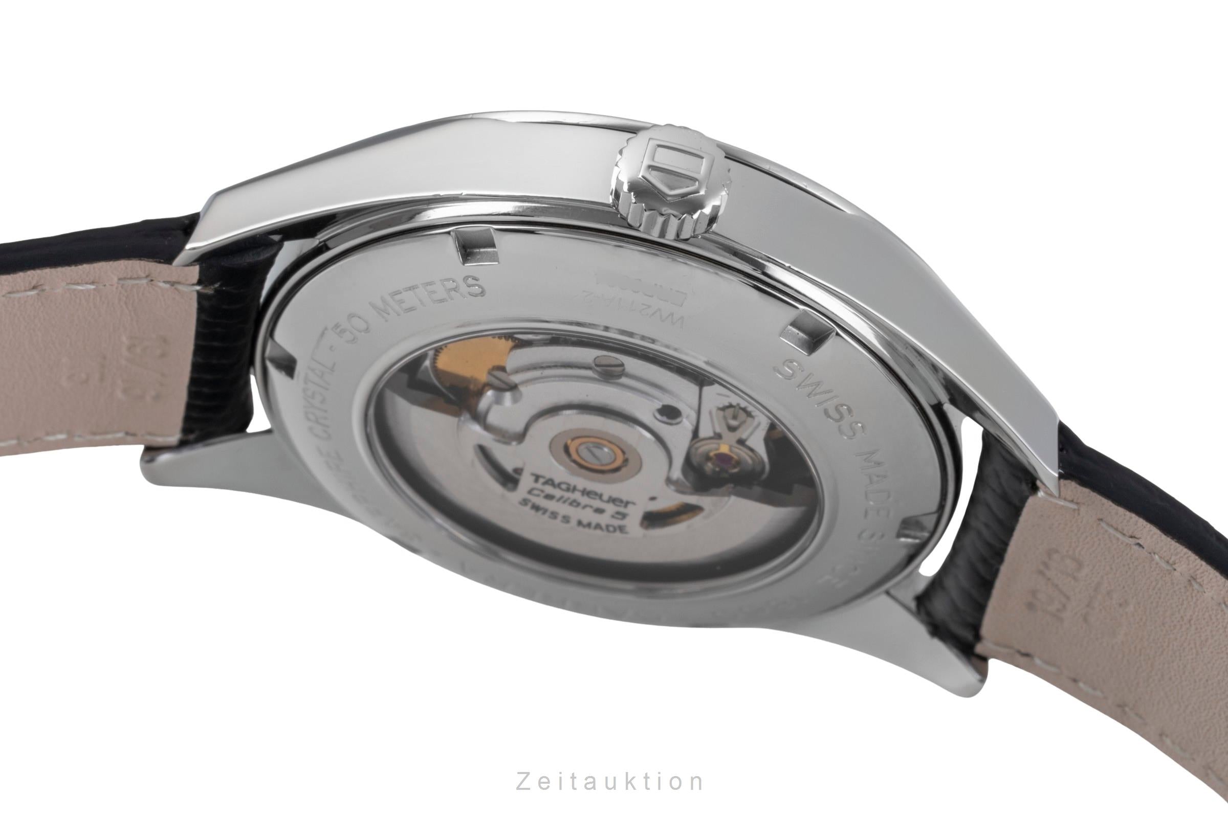 Tag Heuer Carrera Calibre 5 Stahl Automatik Herrenuhr Ref. WV211A Box  [2506074]