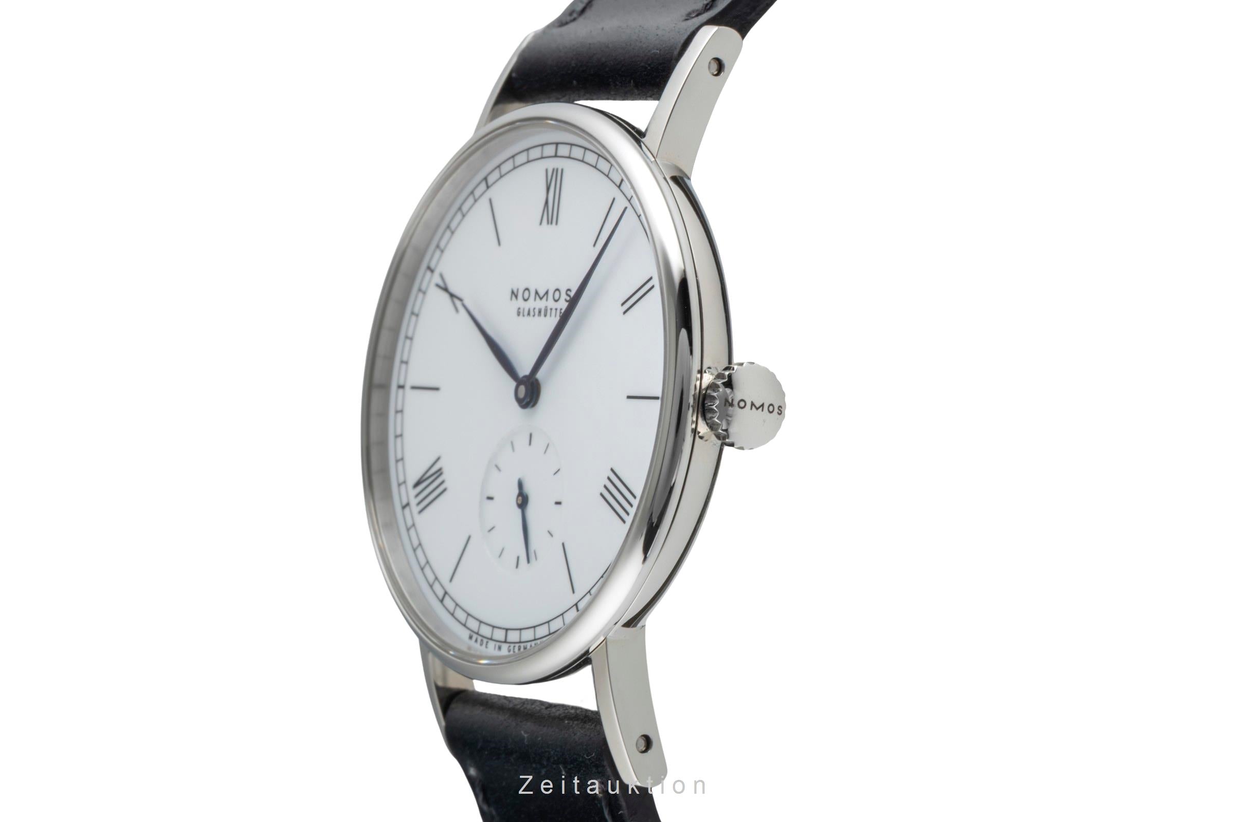 Nomos Ludwig acero cuerda manual reloj para caballeros 205 Limited  [2506080]