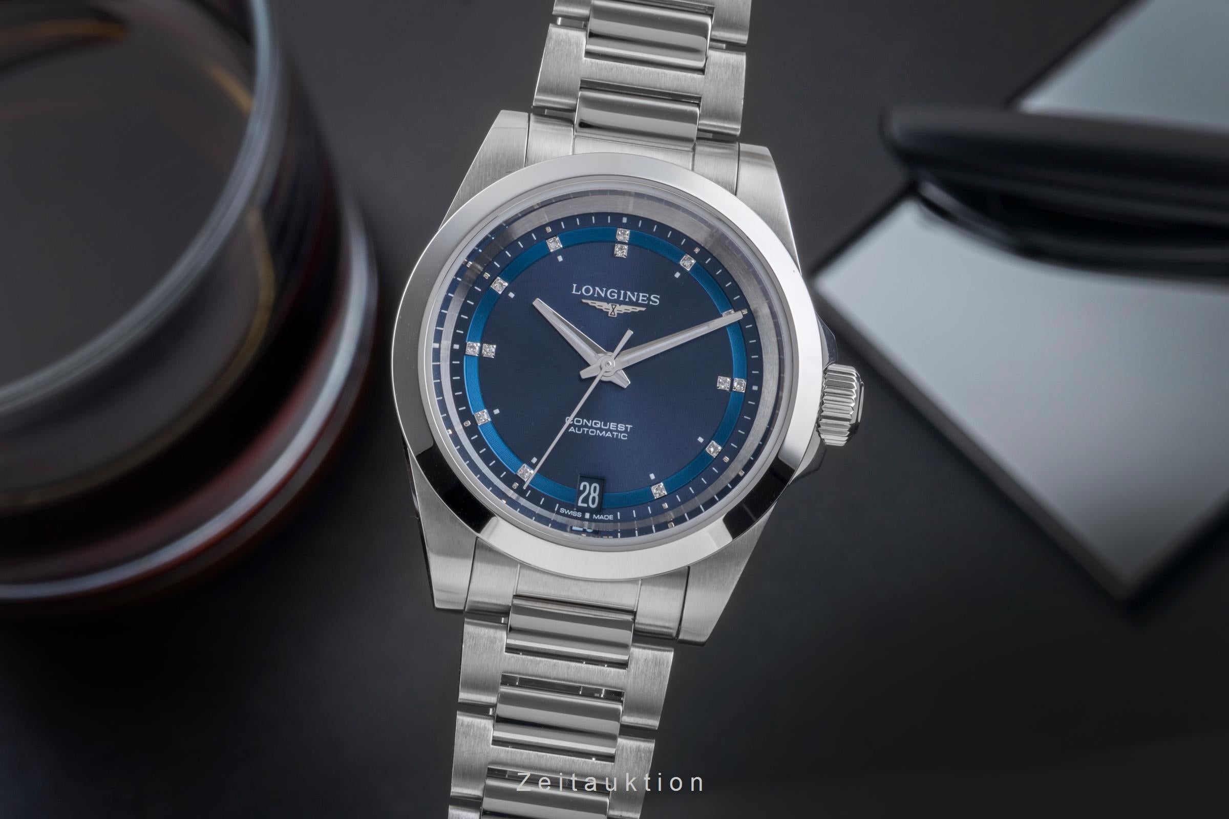 Longines Conquest steel automatic Kal. L888.5 Ref. L3.430.4.97.6
