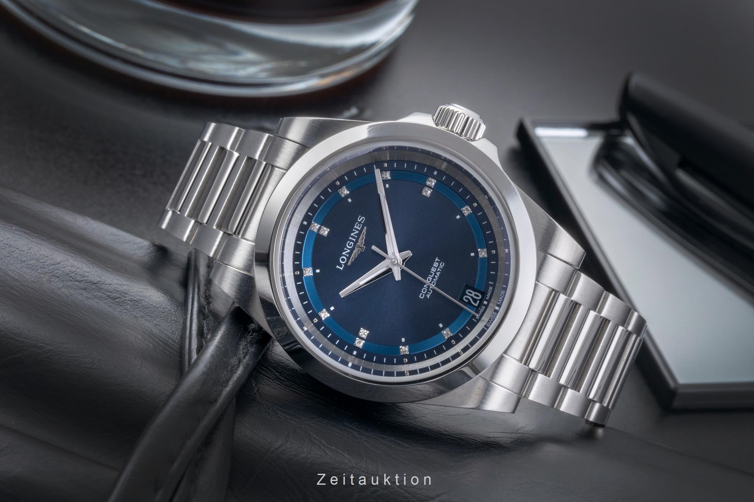 Longines Conquest steel automatic Kal. L888.5 Ref. L3.430.4.97.6