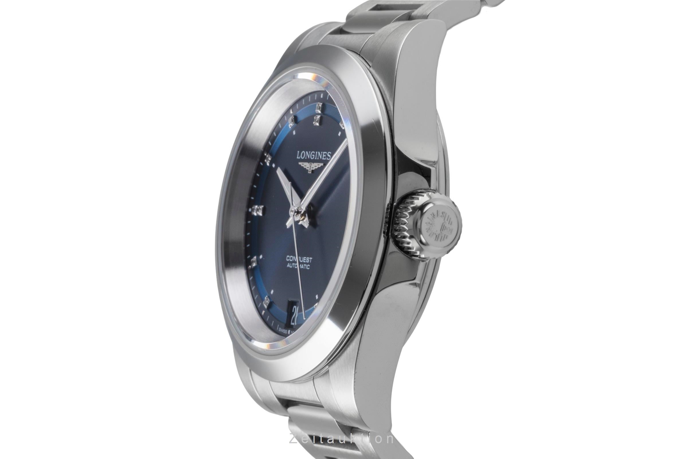 Longines Conquest acier automatique unisexe L3.430.4.97.6  [2506084]