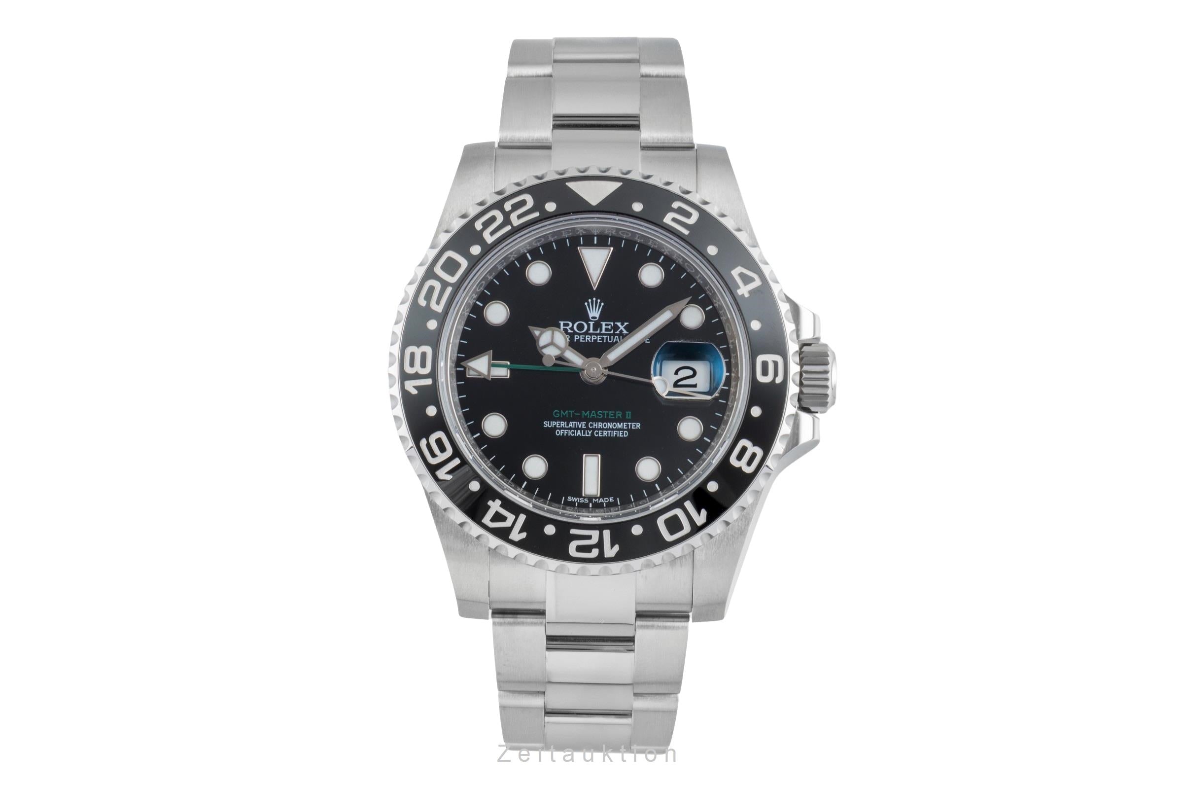 Rolex GMT-Master II steel automatic men's watch 116710LN  [2506085]