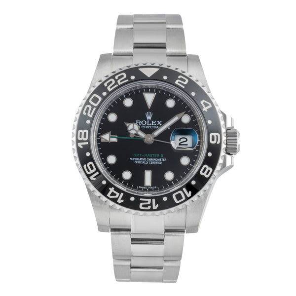Rolex GMT-Master II steel automatic men's watch 116710LN  [2506085]