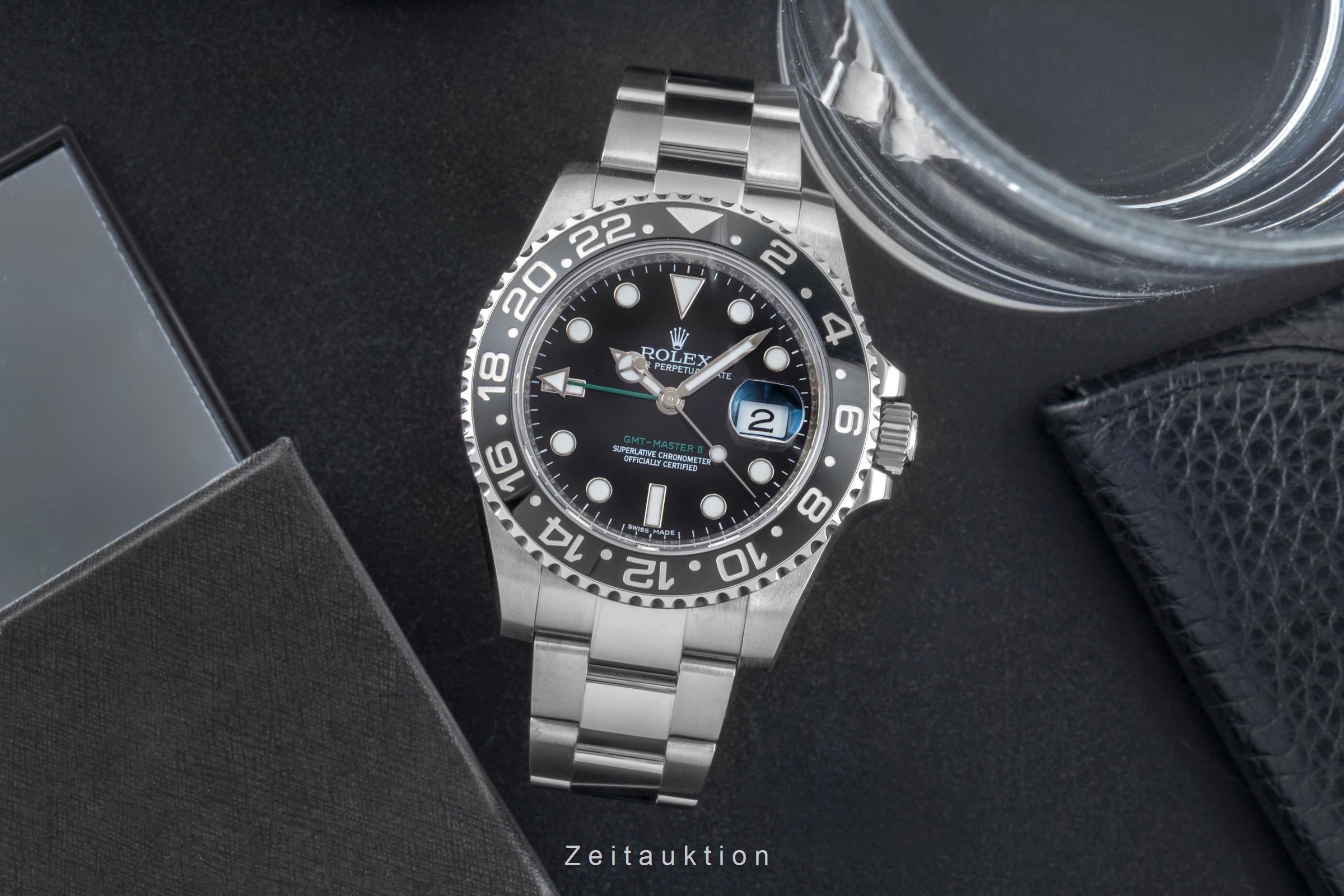 Rolex GMT-Master II steel automatic men's watch 116710LN  [2506085]