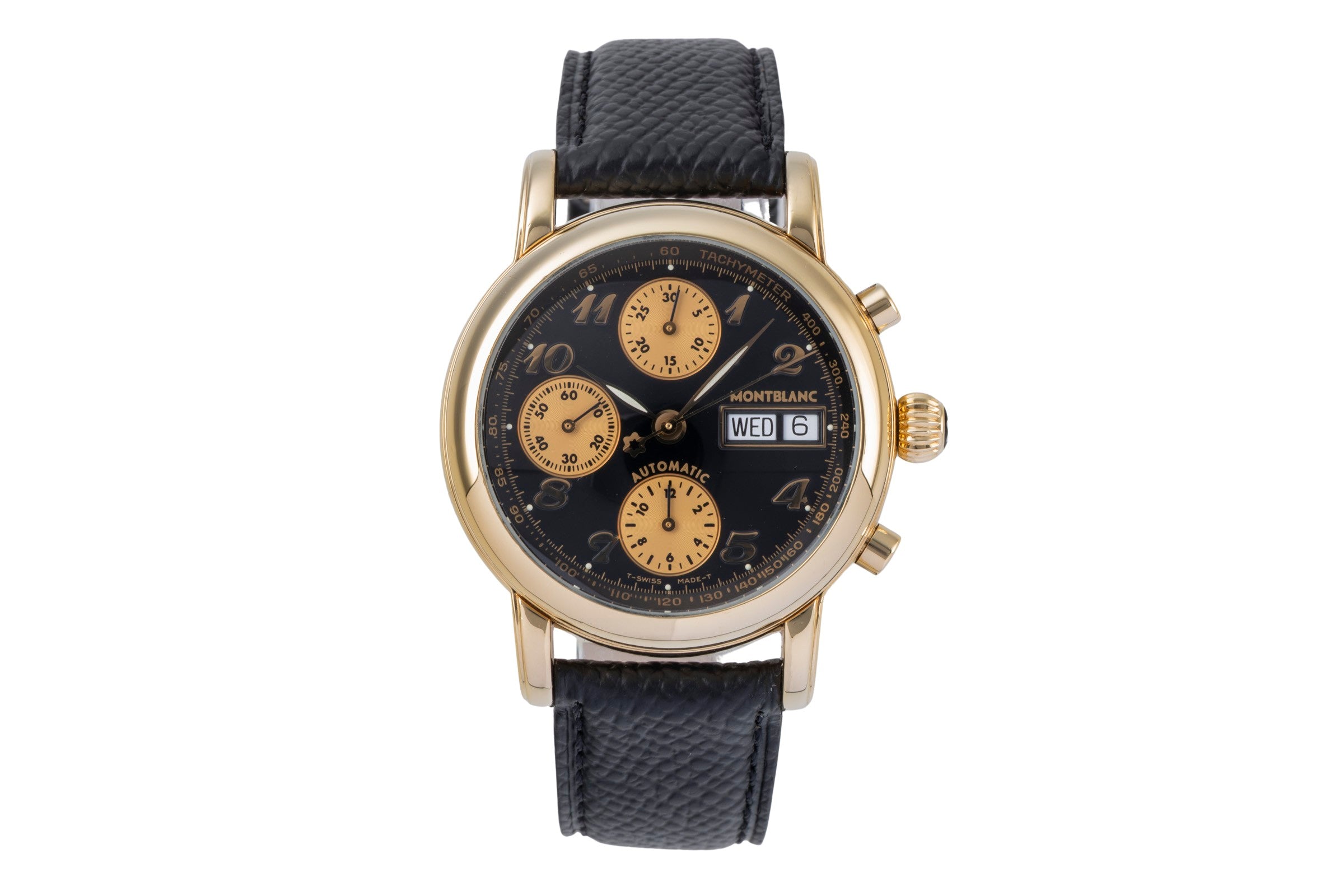 MONTBLANC3本4810 M 18C 18k750 ,14k ,18k Montblanc Meisterstück chronograph 18 ct gold automatic Kal. MB