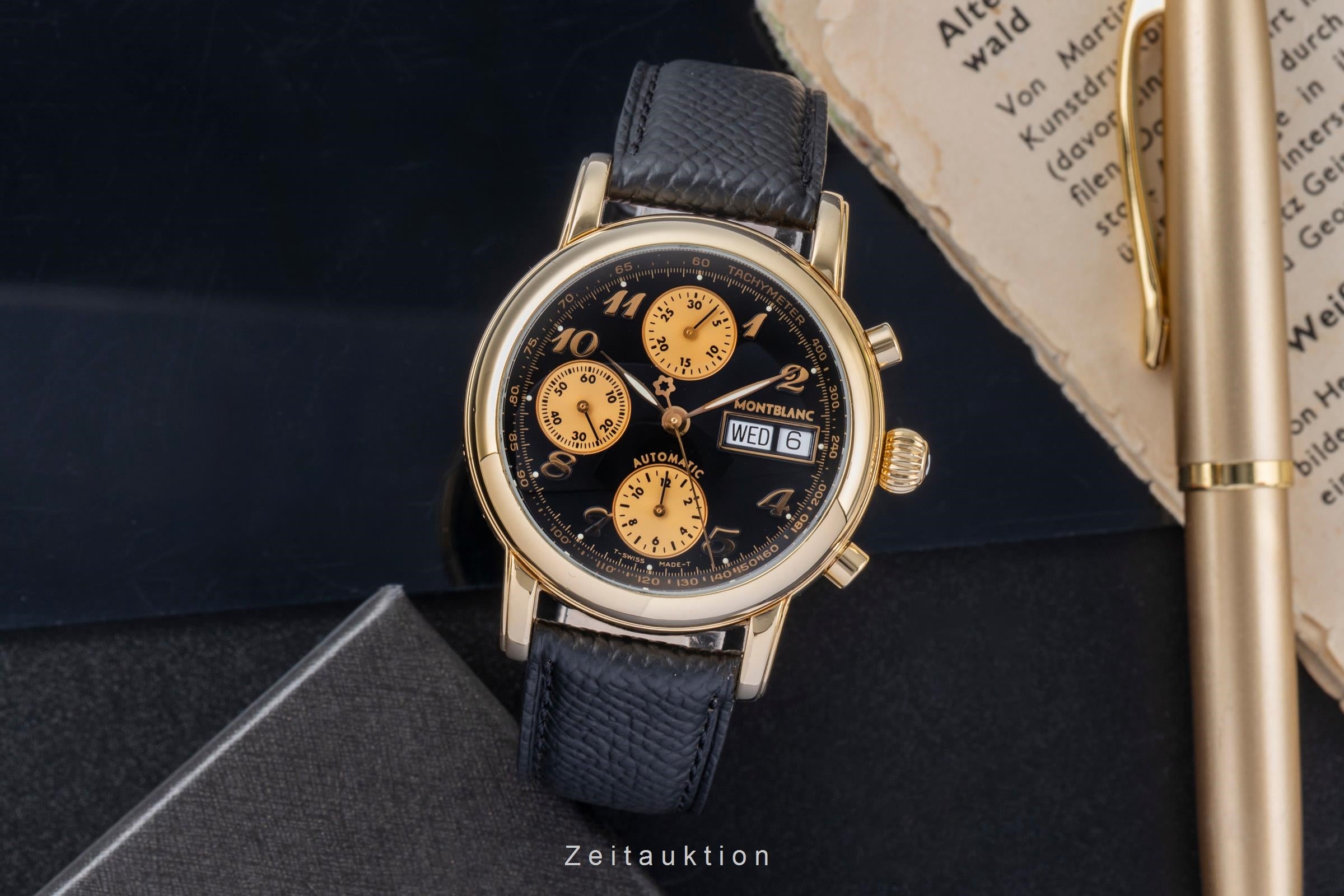 Montblanc Meisterstück chronographe or 18 ct automatique montre pour hommes 7000  [2506086]