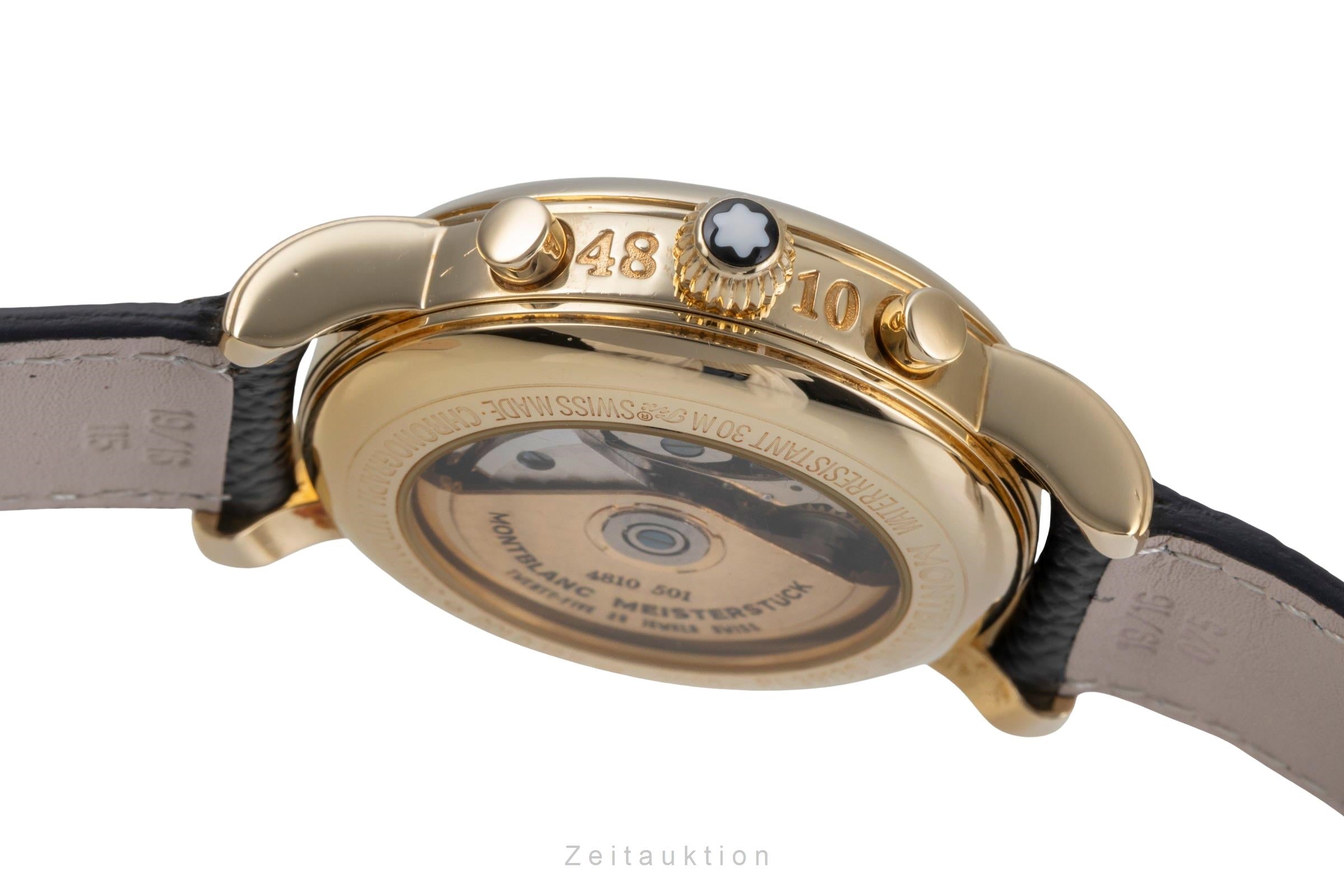 Montblanc Meisterstück chronograph 18 ct gold automatic Kal. MB
