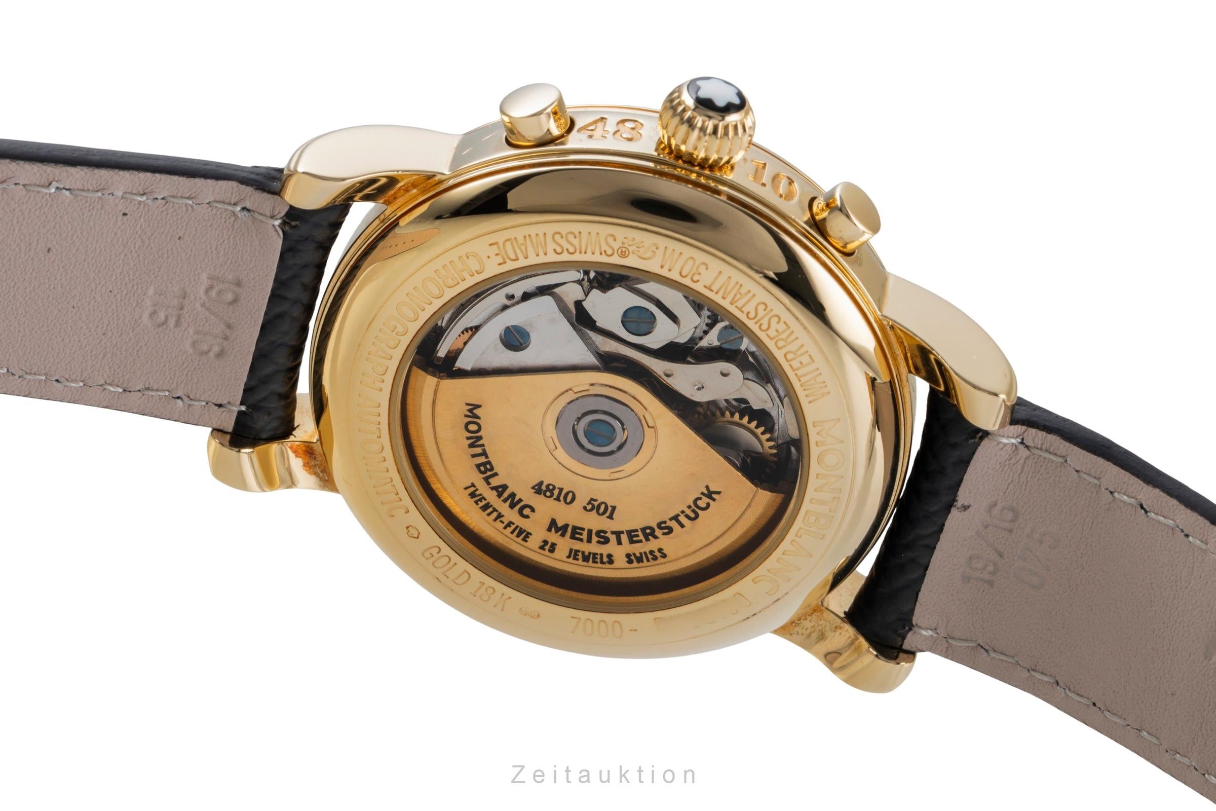 Montblanc Meisterstück chronographe or 18 ct automatique montre pour hommes 7000  [2506086]