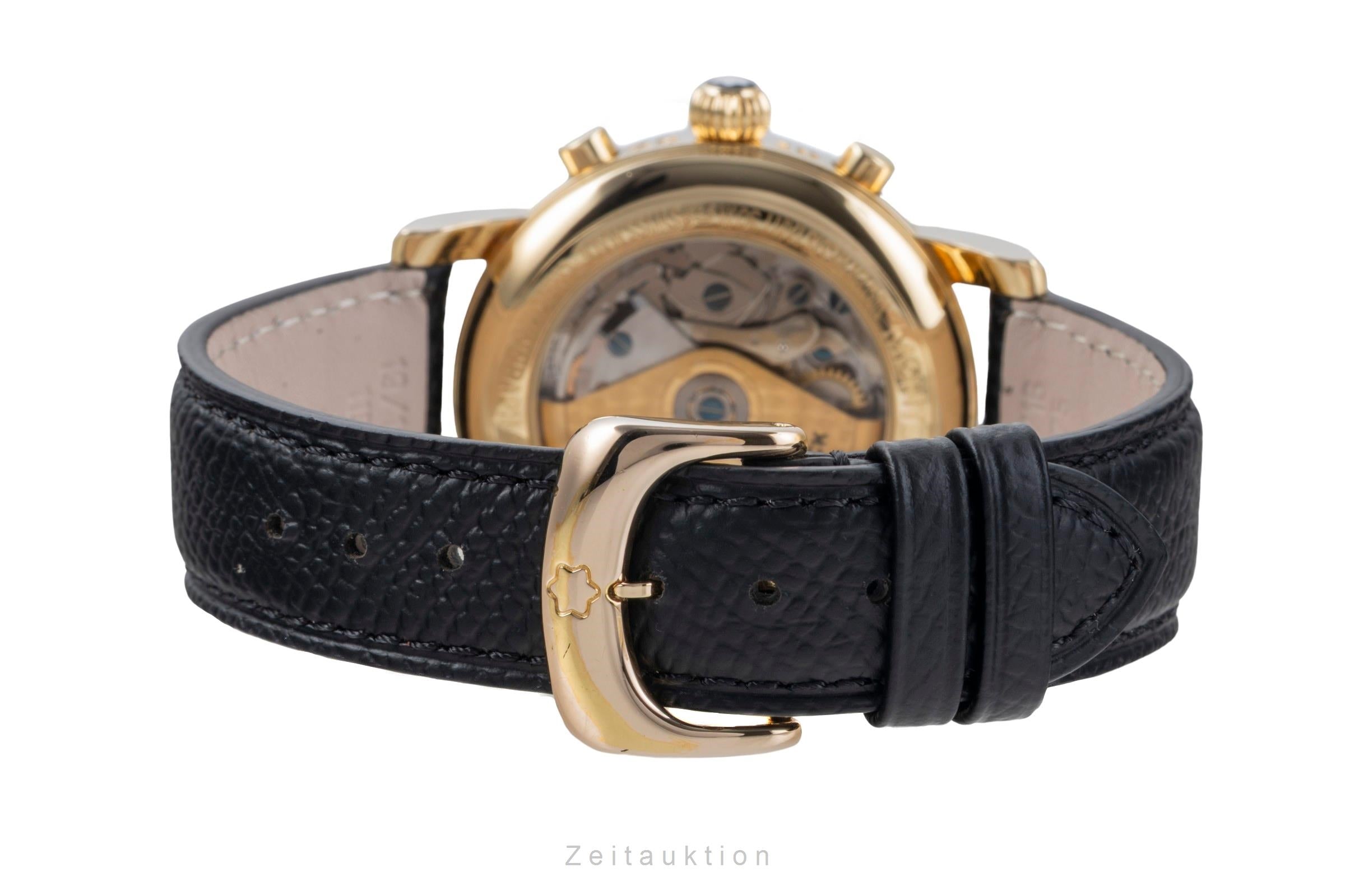 Montblanc Meisterstück chronograph 18 ct gold automatic Kal. MB