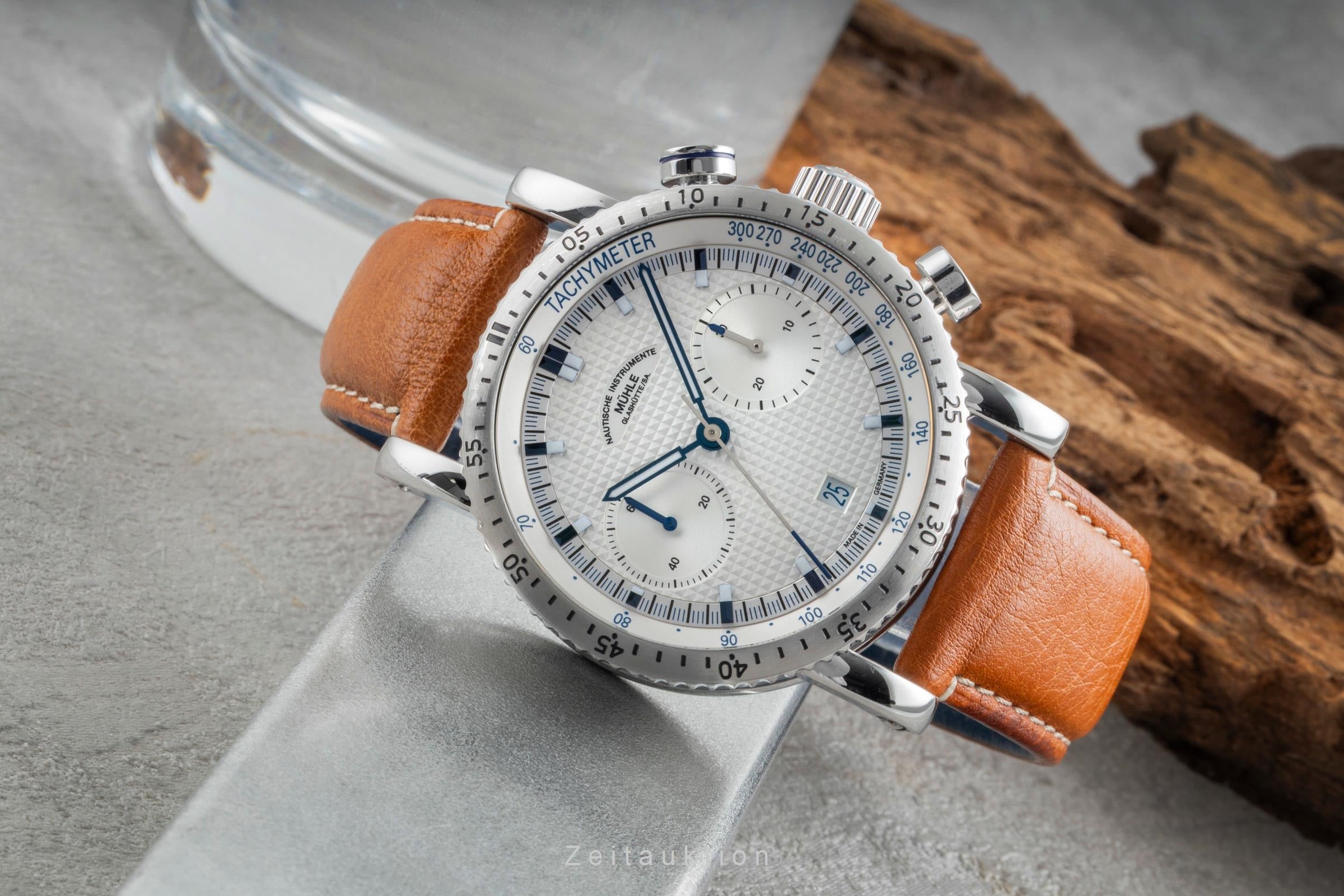 Mühle Teutonia I chronograph steel automatic men's watch M1-29-65-200LB	  [2506092]