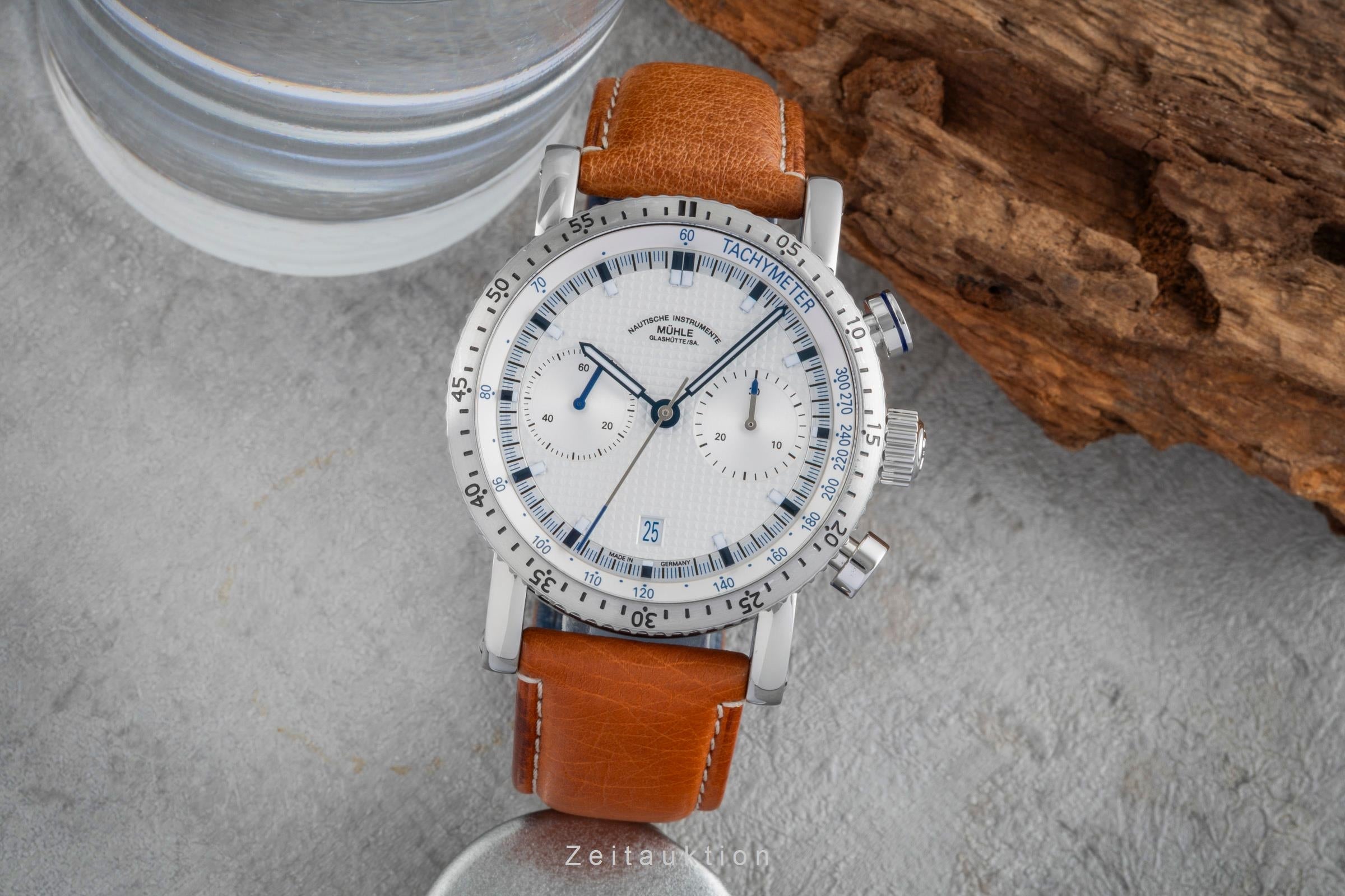 Mühle Teutonia I chronograph steel automatic men's watch M1-29-65-200LB	  [2506092]