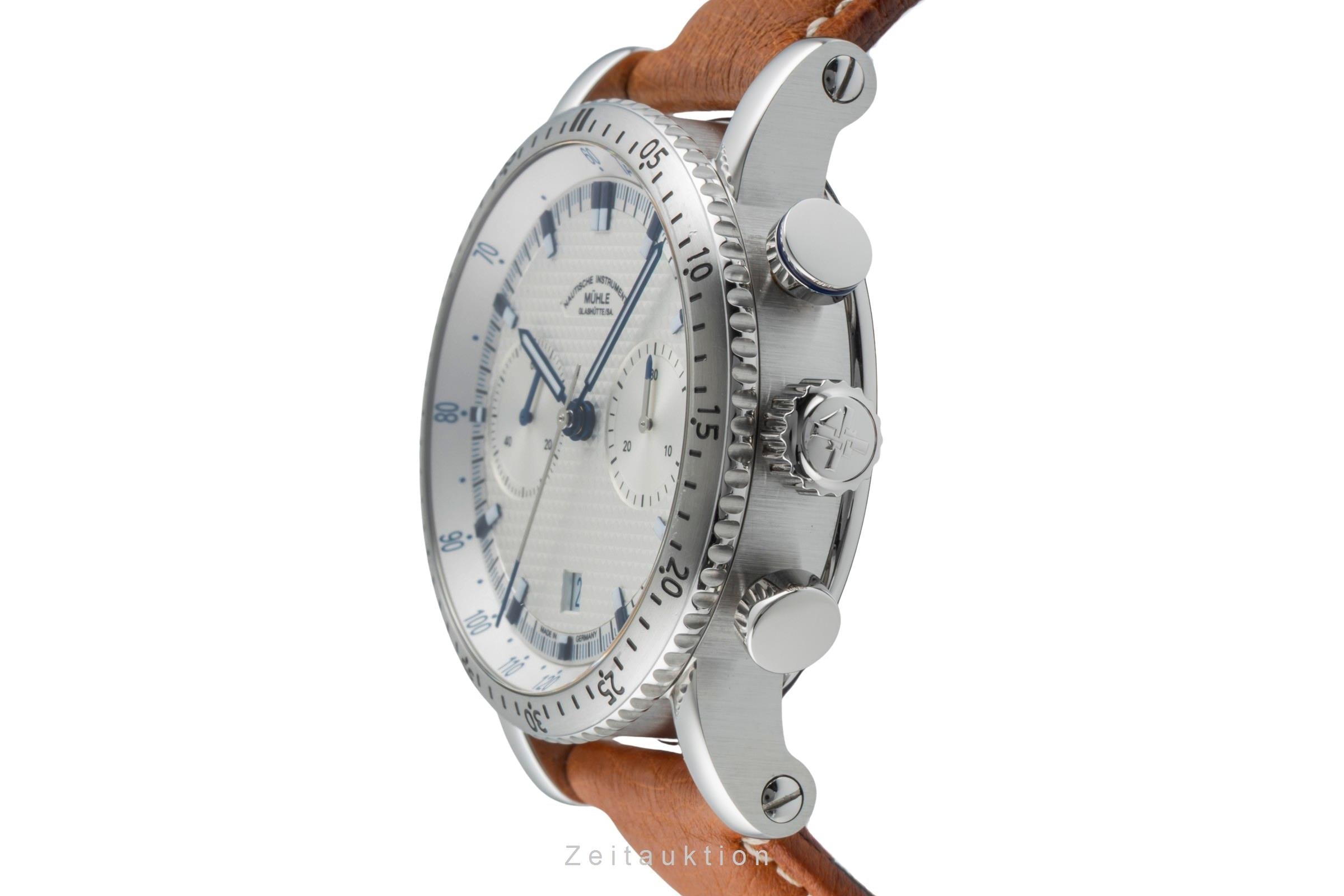 Mühle Teutonia I chronograph steel automatic men's watch M1-29-65-200LB	  [2506092]