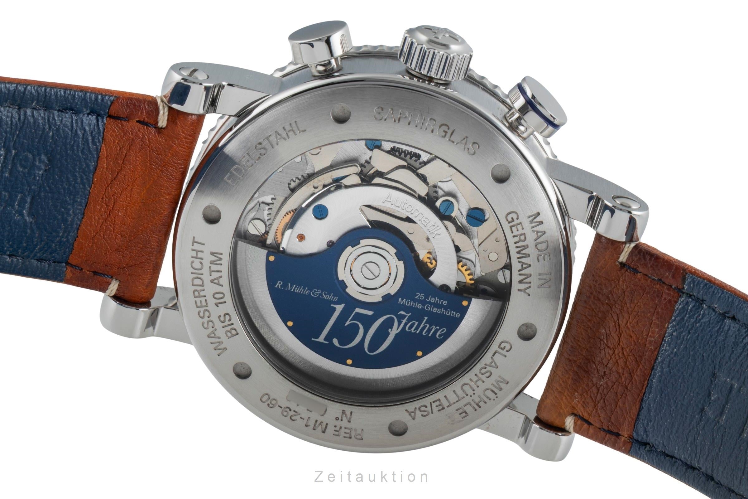 Mühle Teutonia I chronograph steel automatic men's watch M1-29-65-200LB	  [2506092]